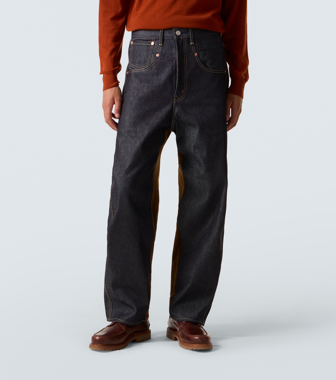 High-rise straight jeans | Junya Watanabe