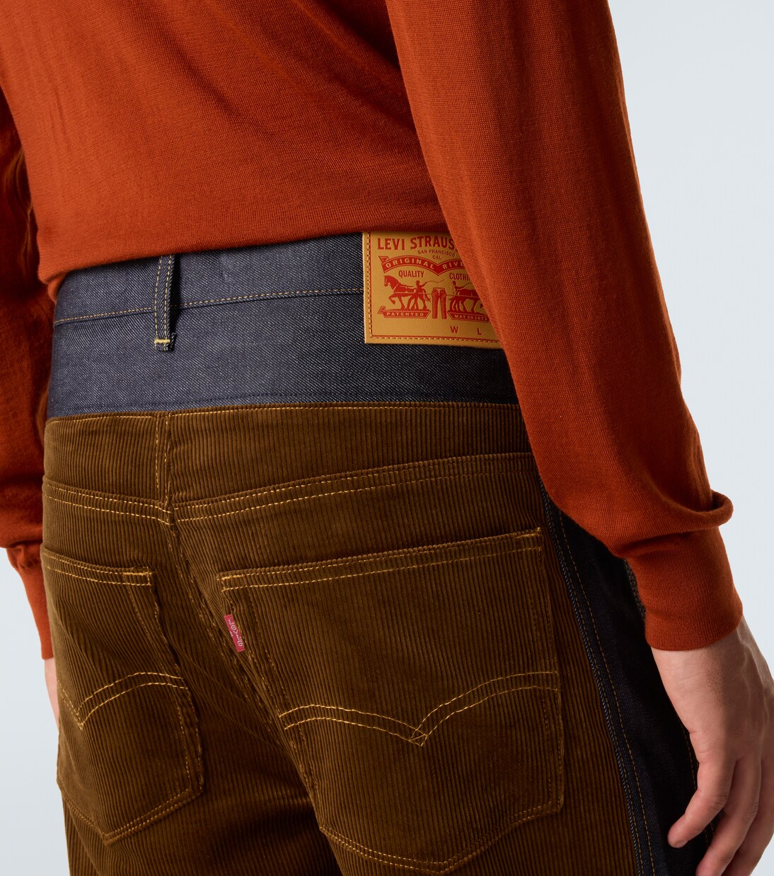 High-rise straight jeans | Junya Watanabe