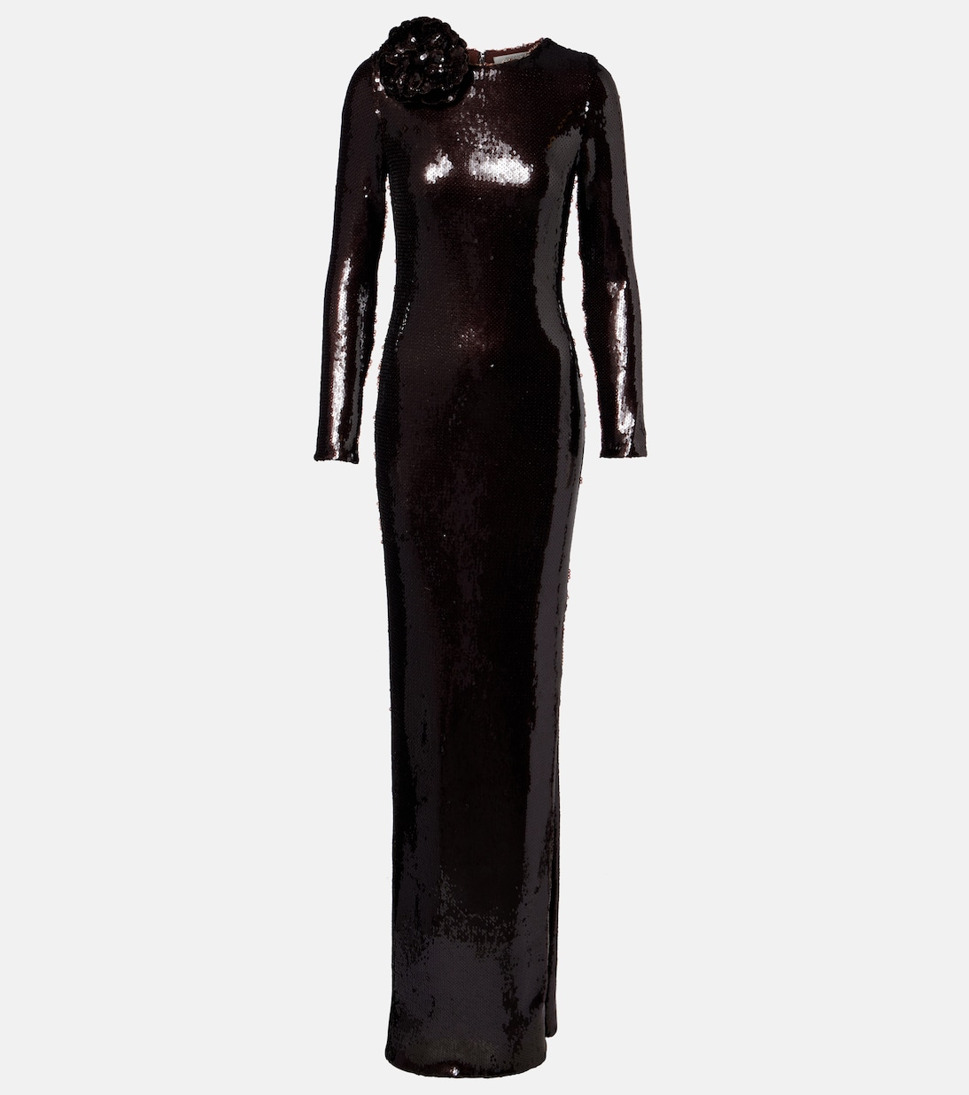 Floral-appliqué sequined gown | Rodarte