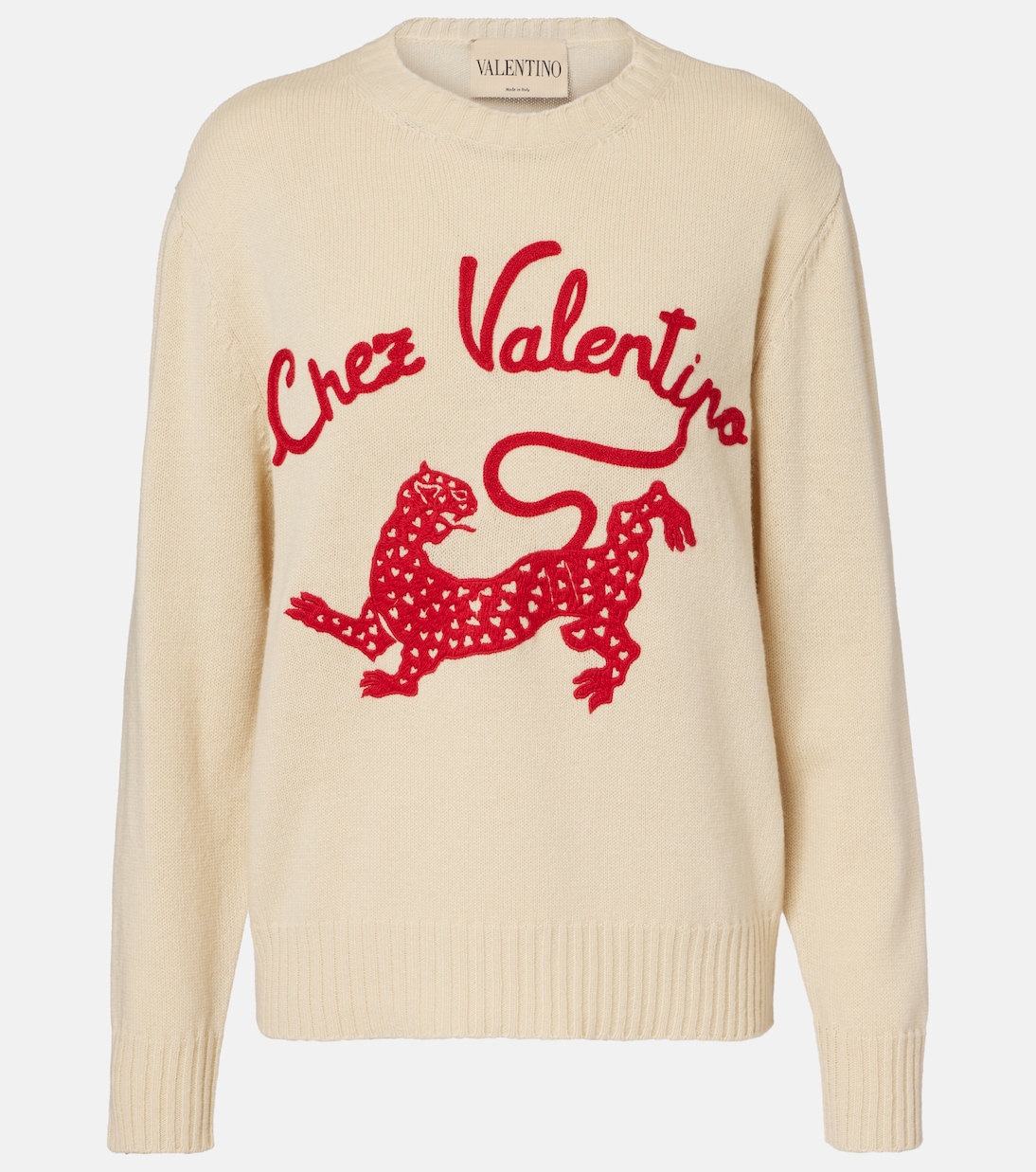 Chez Valentino virgin wool top | Valentino