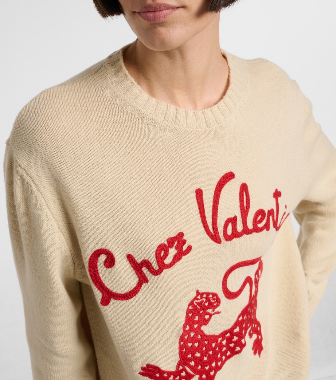 Chez Valentino virgin wool top | Valentino