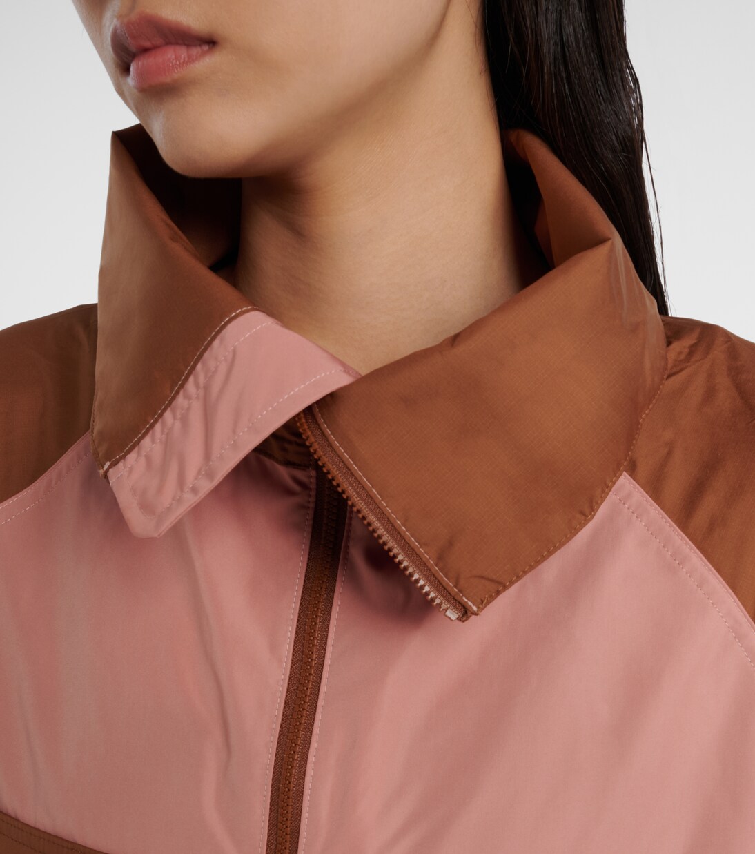 Colorblocked technical jacket | Adidas by Stella McCartney