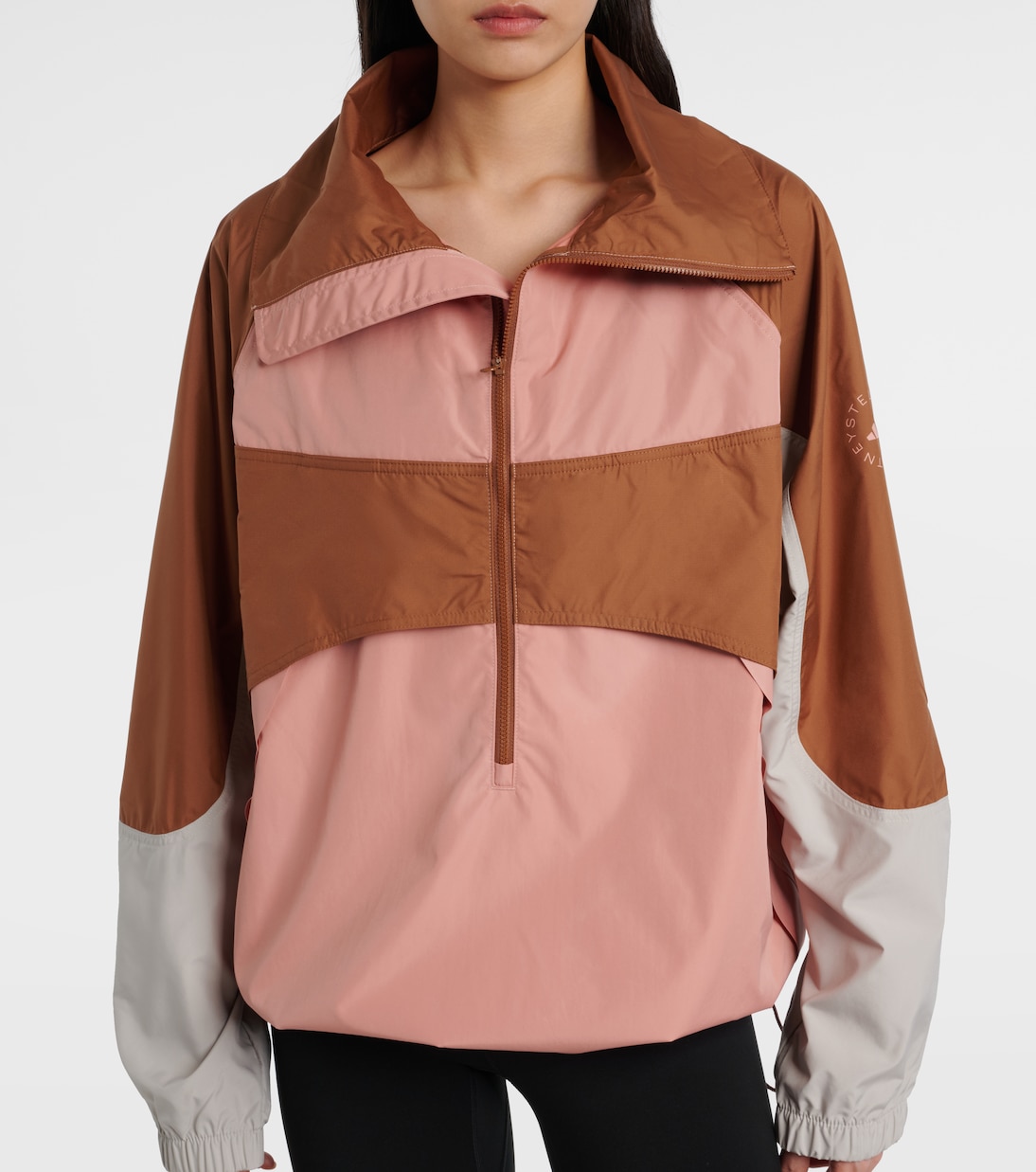 Colorblocked technical jacket | Adidas by Stella McCartney