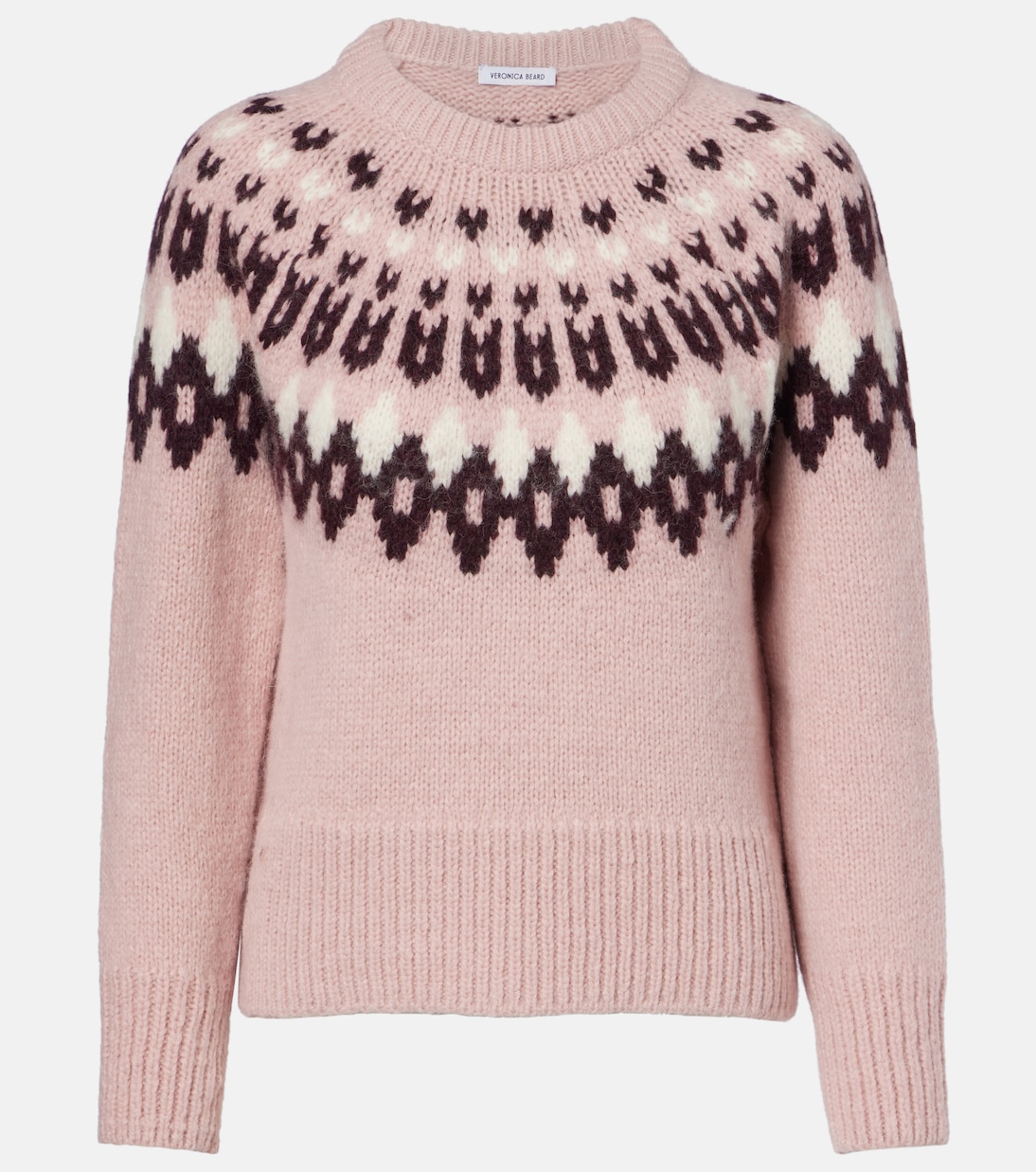 Anne Fair Isle wool-blend sweater | Veronica Beard