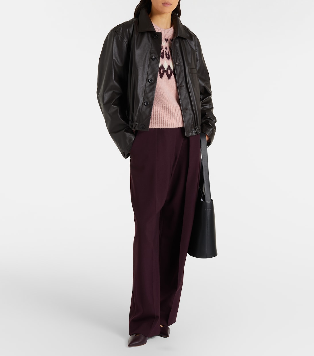 Anne Fair Isle wool-blend sweater | Veronica Beard