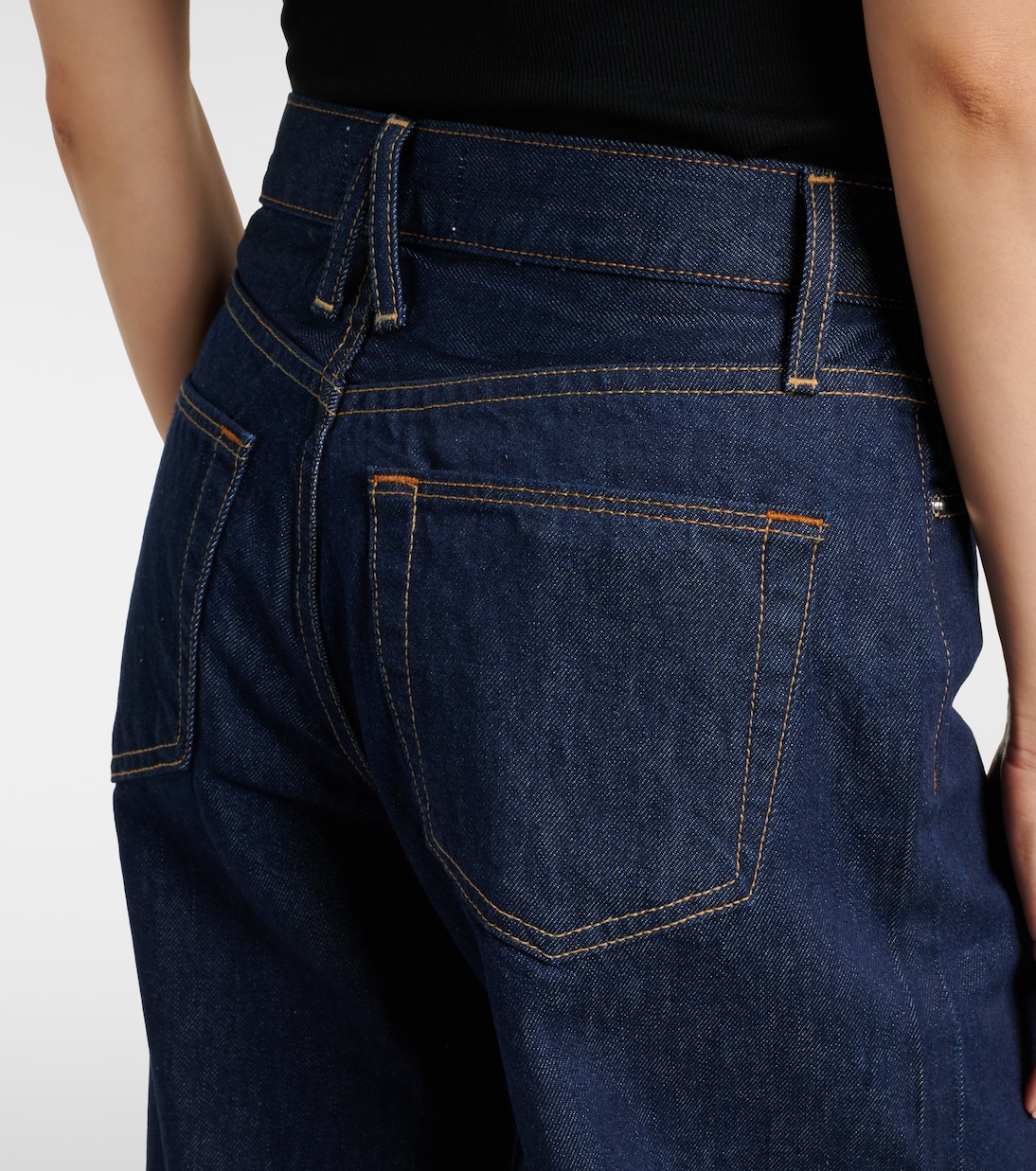 Selena high-rise wide-leg jeans | Slvrlake