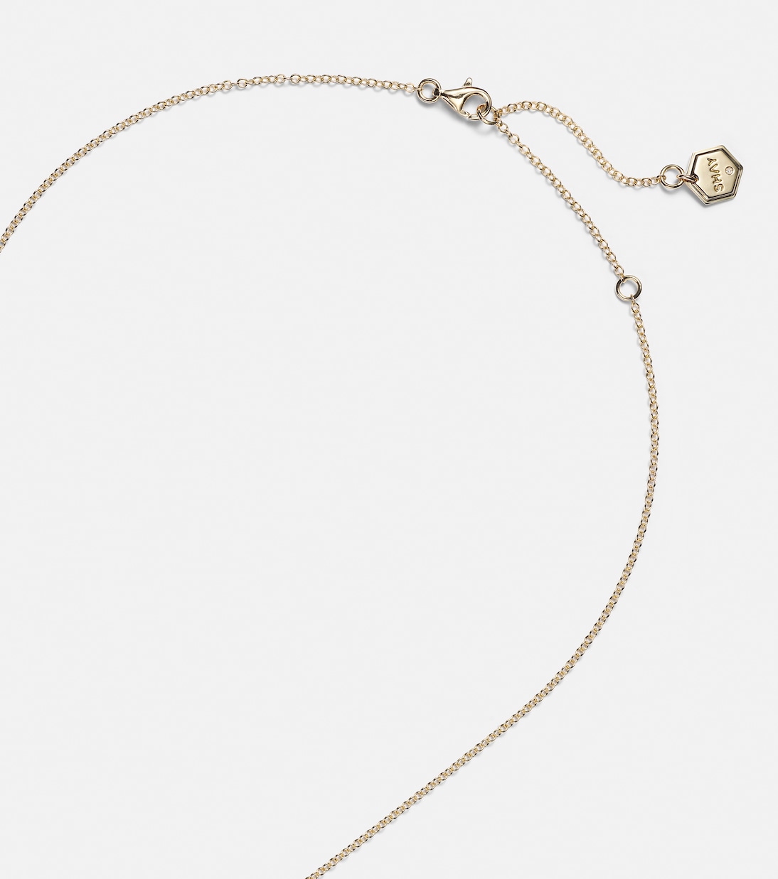 Halskette aus 18kt Gelbgold mit Diamanten und Smaragden | Shay Jewelry