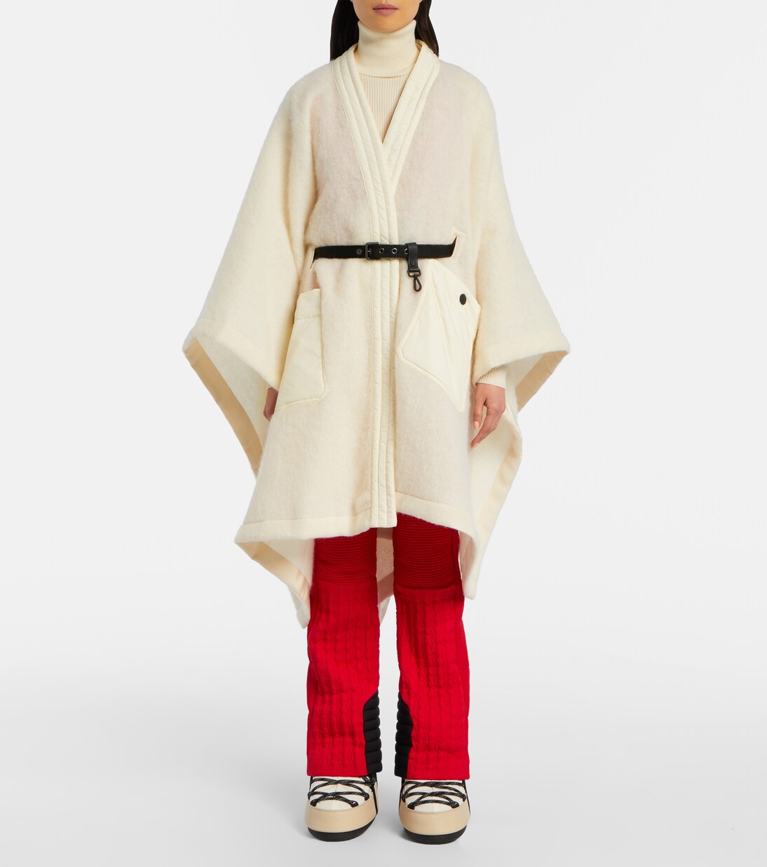 Chaqueta de tweed con piel | Moncler Grenoble