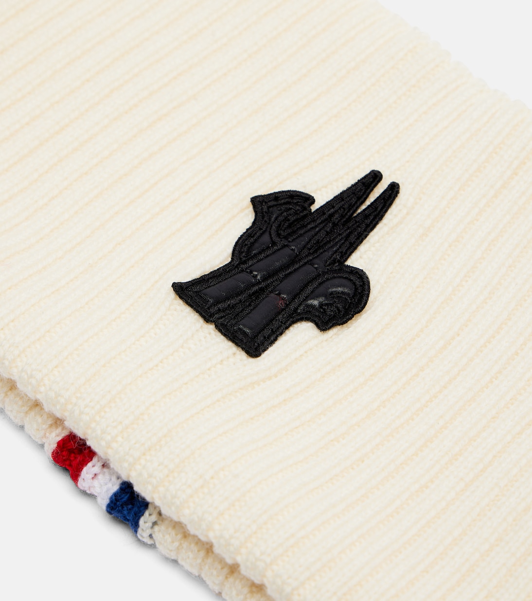 Cinta para el pelo de lana virgen con logo | Moncler