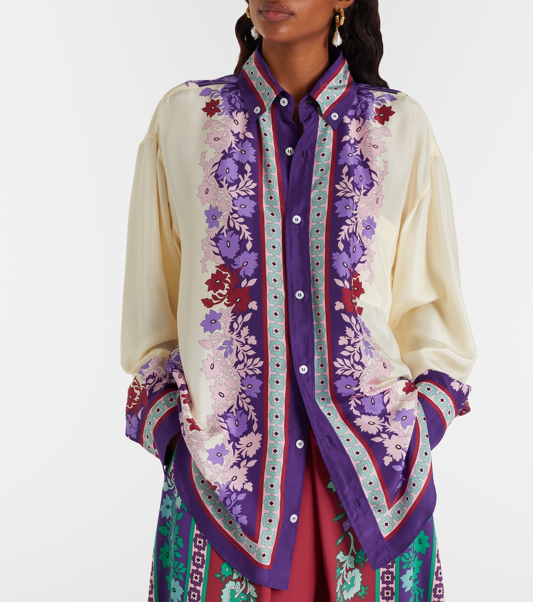 Better Than Your Boyfriend silk shirt | La DoubleJ