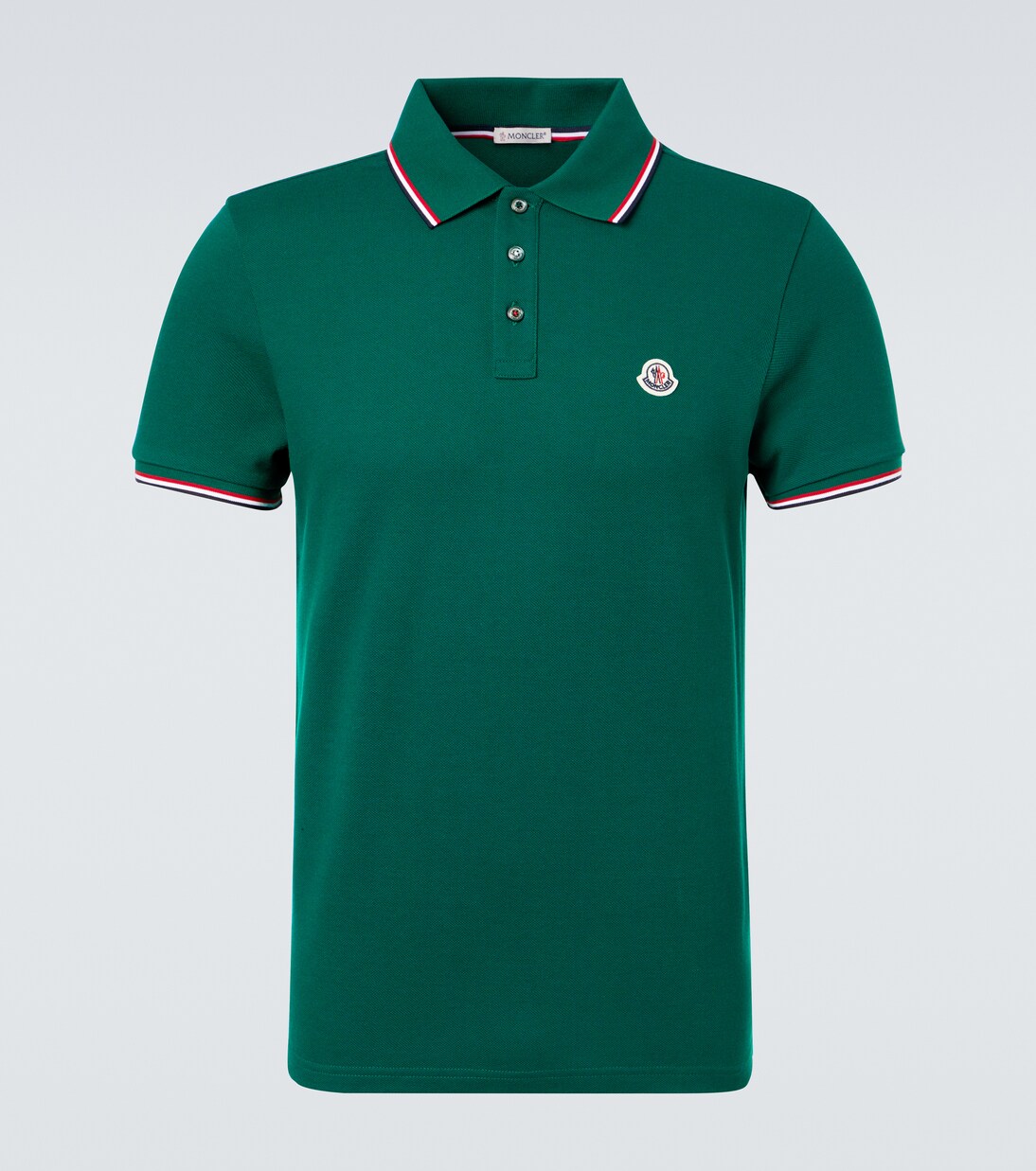 Logo cotton piqué polo shirt | Moncler
