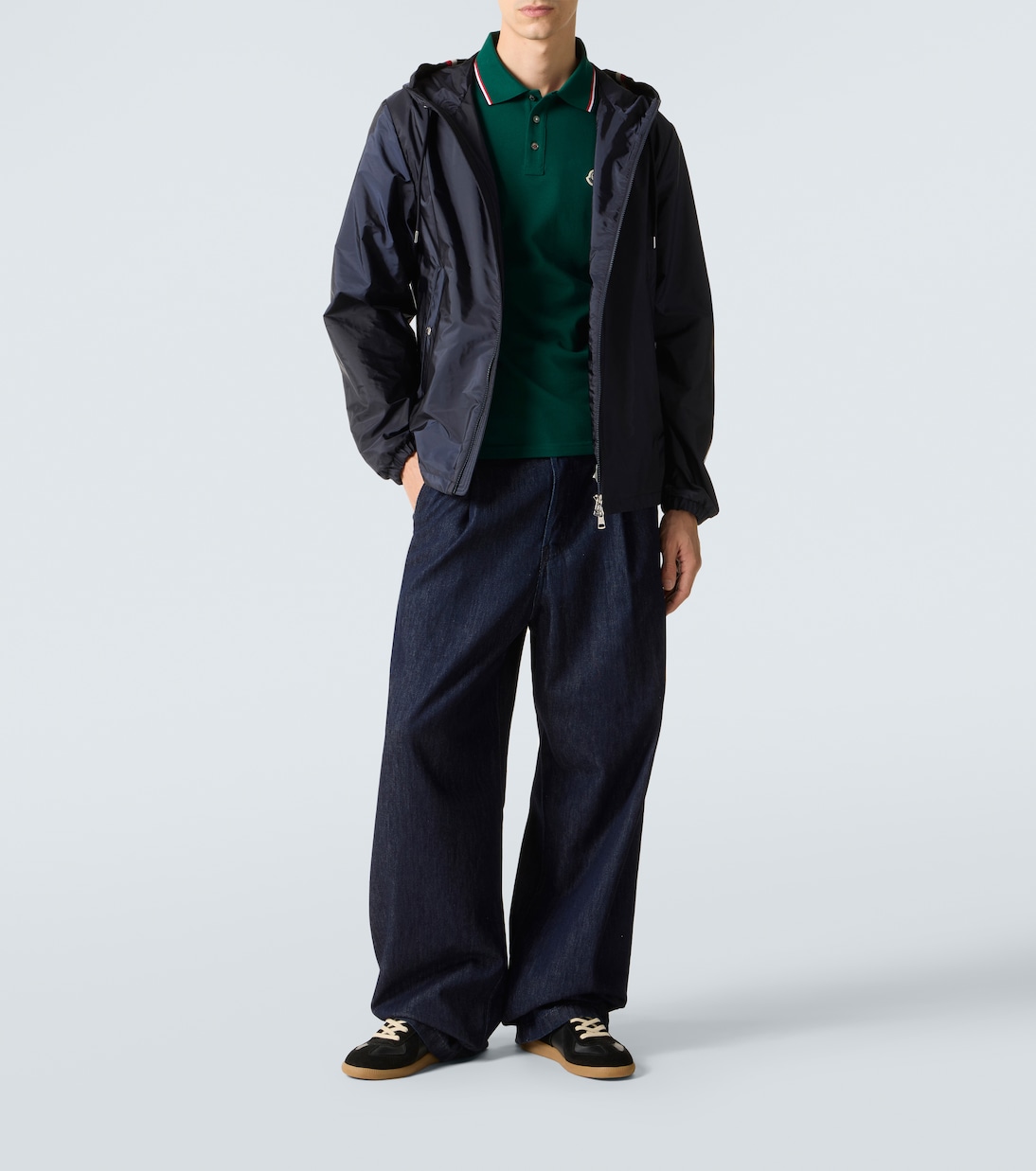 Logo cotton piqué polo shirt | Moncler