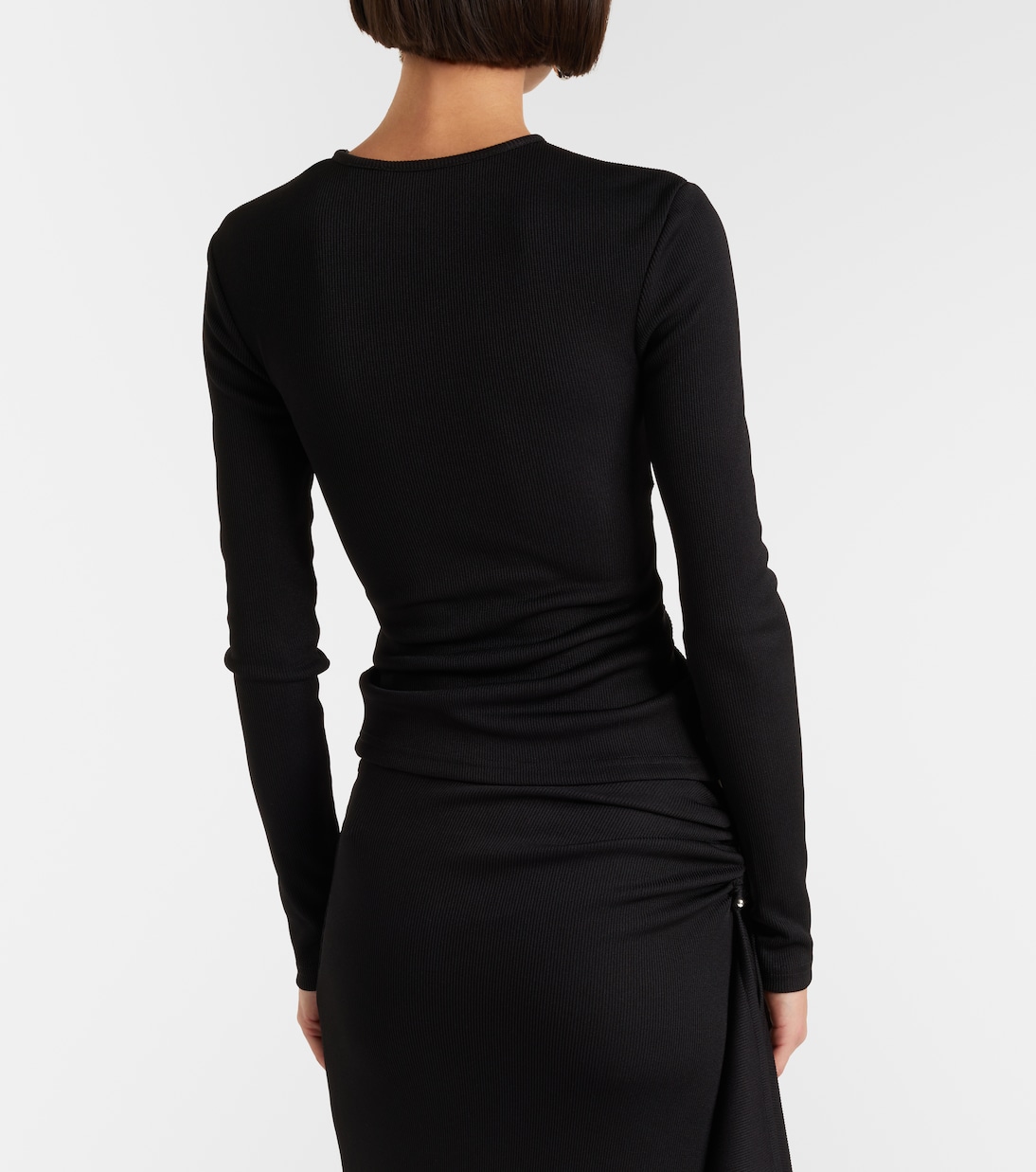 Cutout ribbed-knit top | Christopher Esber