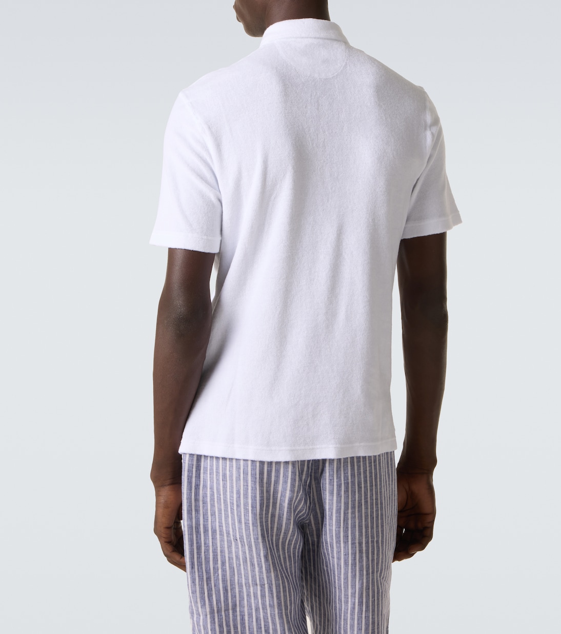 Mondial cotton terry polo shirt | Fedeli