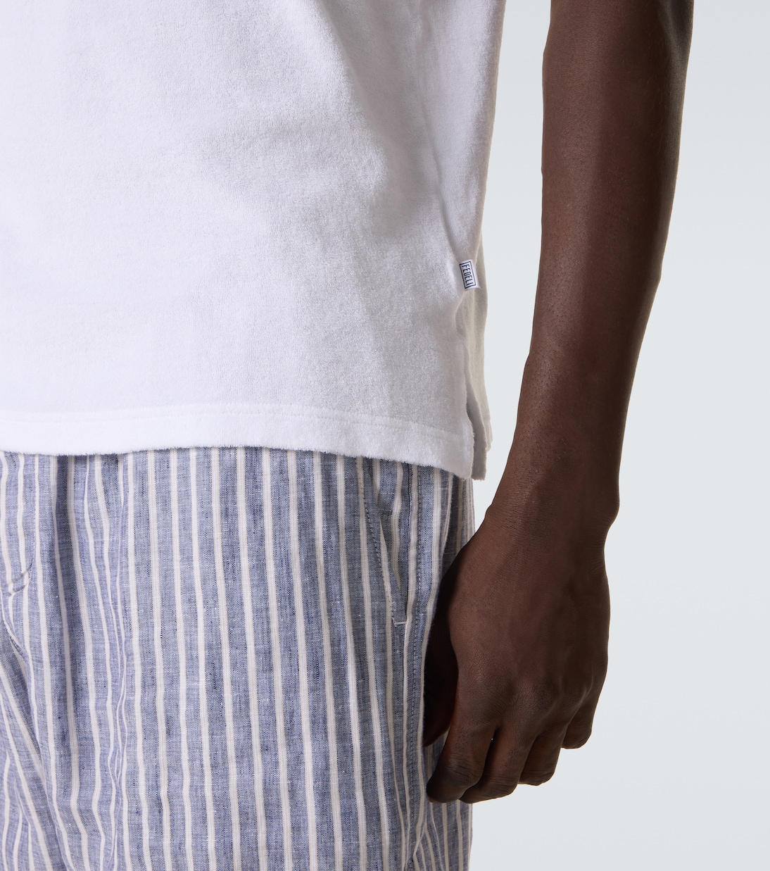 Mondial cotton terry polo shirt | Fedeli