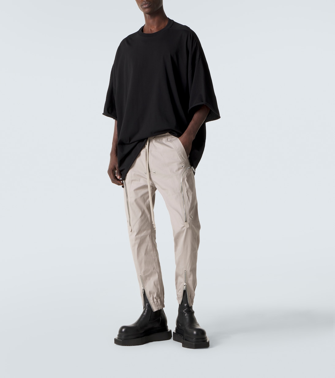 Bauhaus cotton-blend poplin cargo pants | Rick Owens
