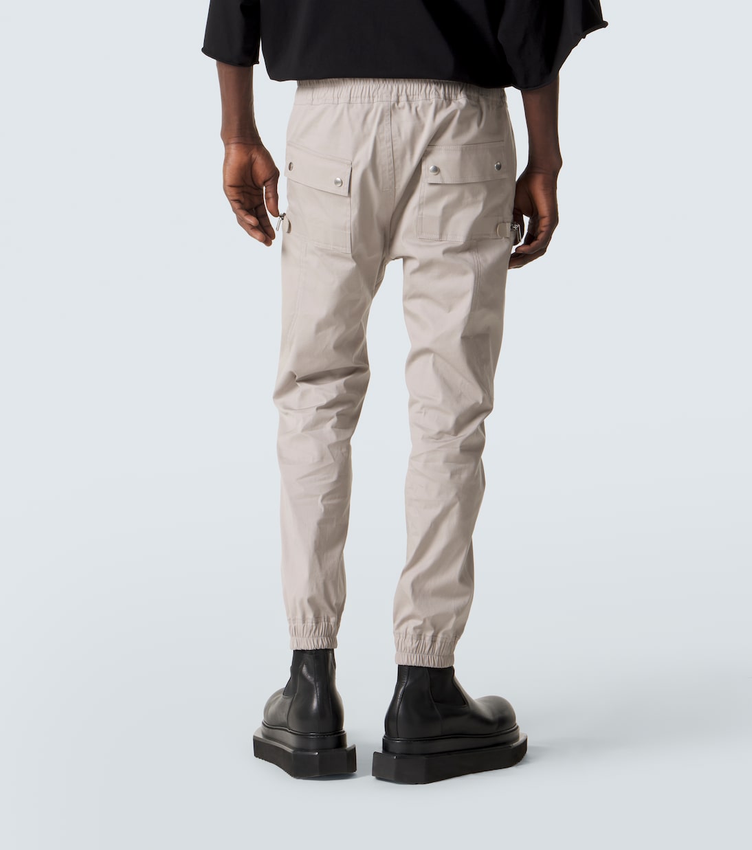 Bauhaus cotton-blend poplin cargo pants | Rick Owens