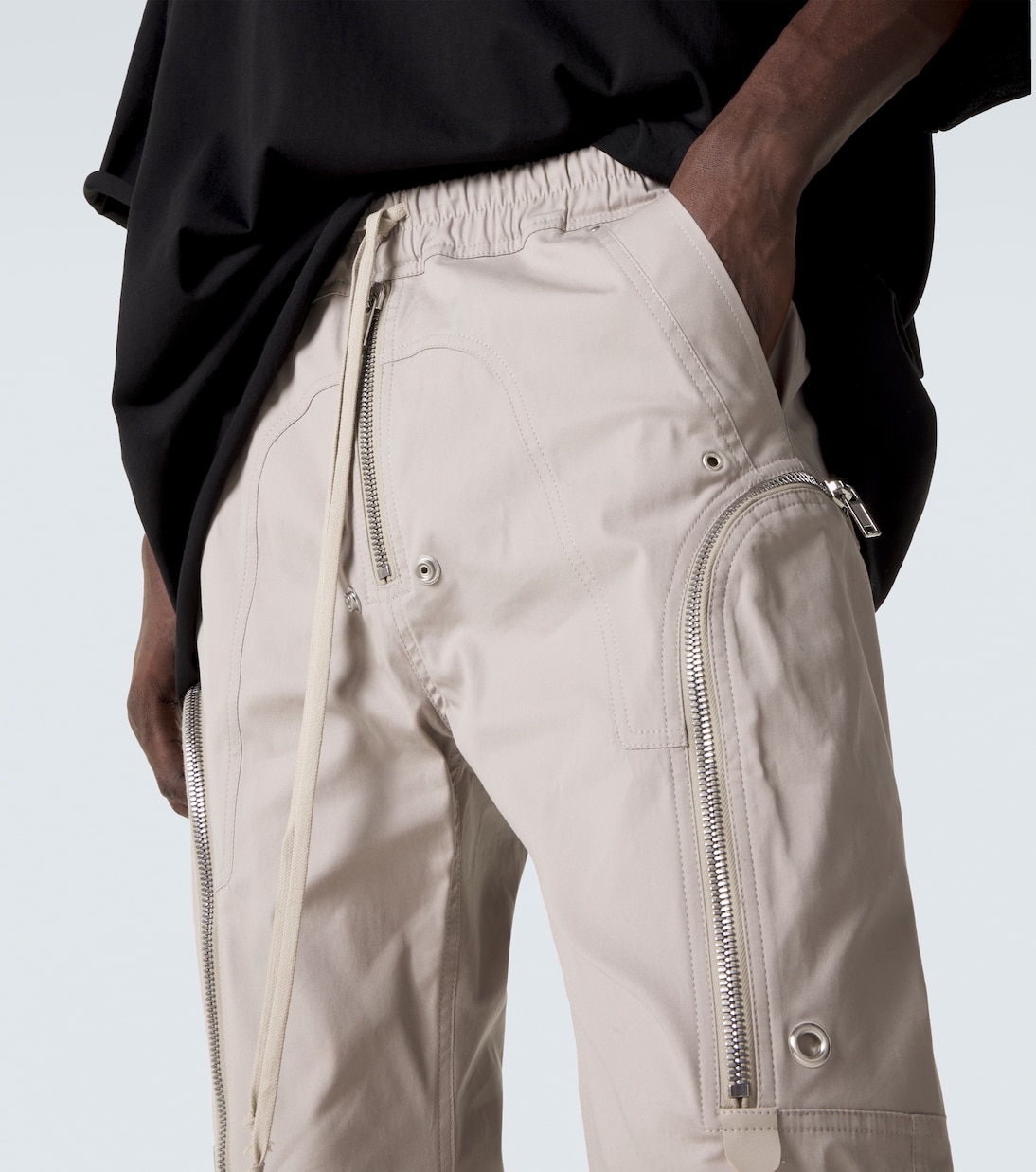 Bauhaus cotton-blend poplin cargo pants | Rick Owens
