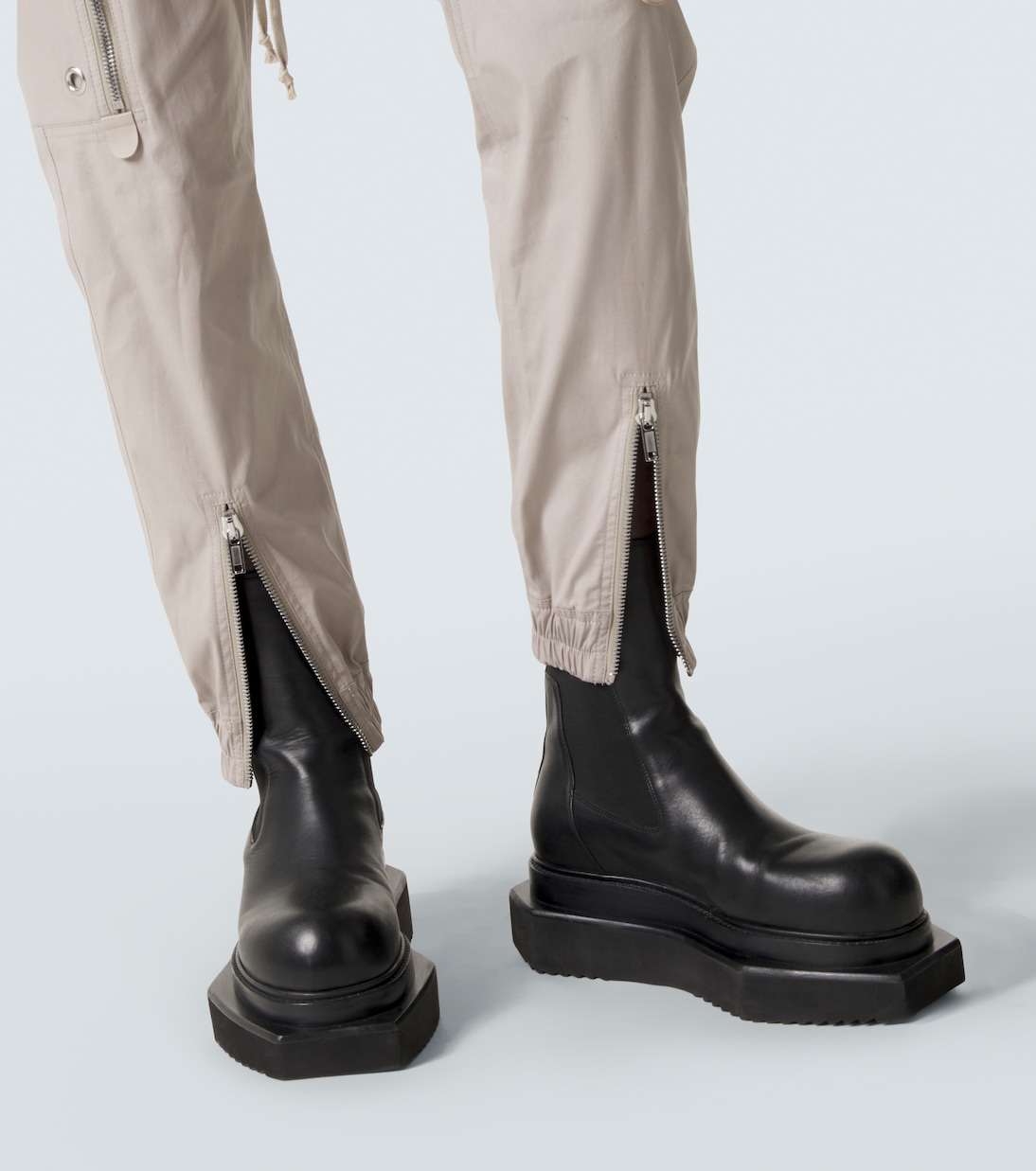Bauhaus cotton-blend poplin cargo pants | Rick Owens