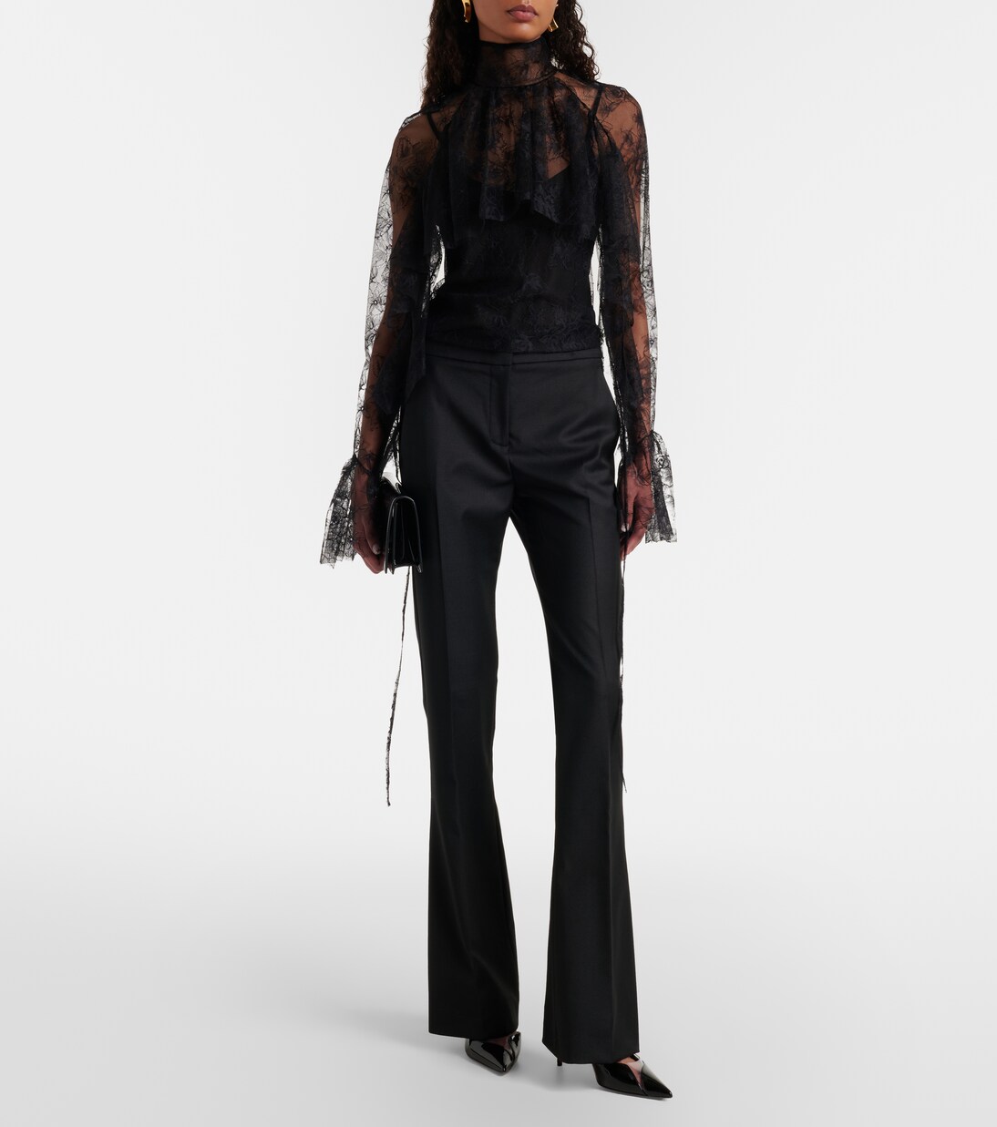 Pleated flared pants | Blumarine