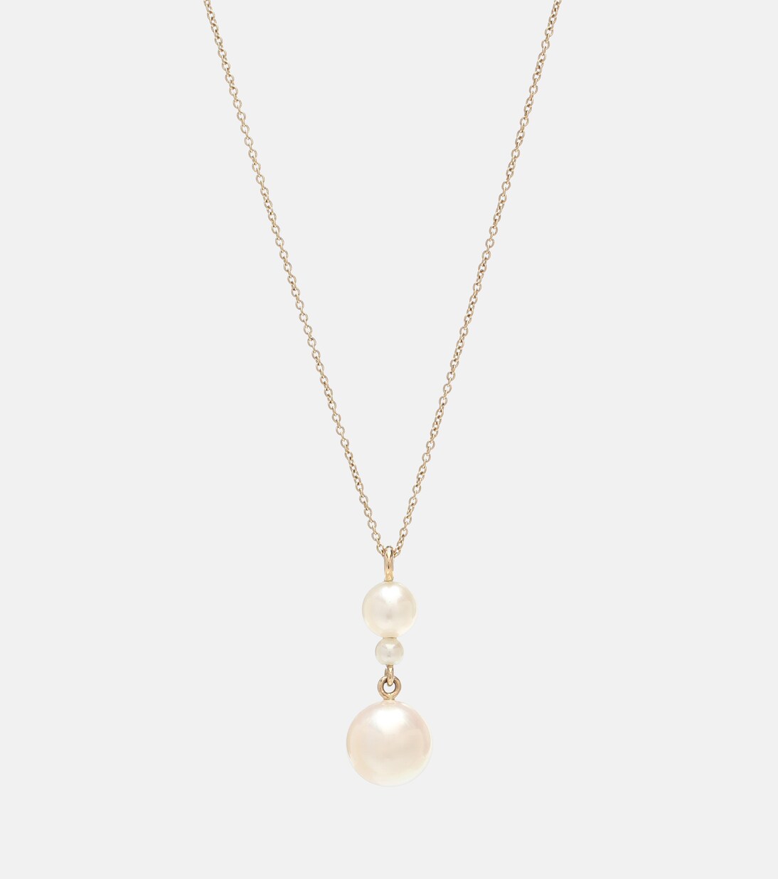 Collier Perla Simple en or 14 ct et perles | Sophie Bille Brahe