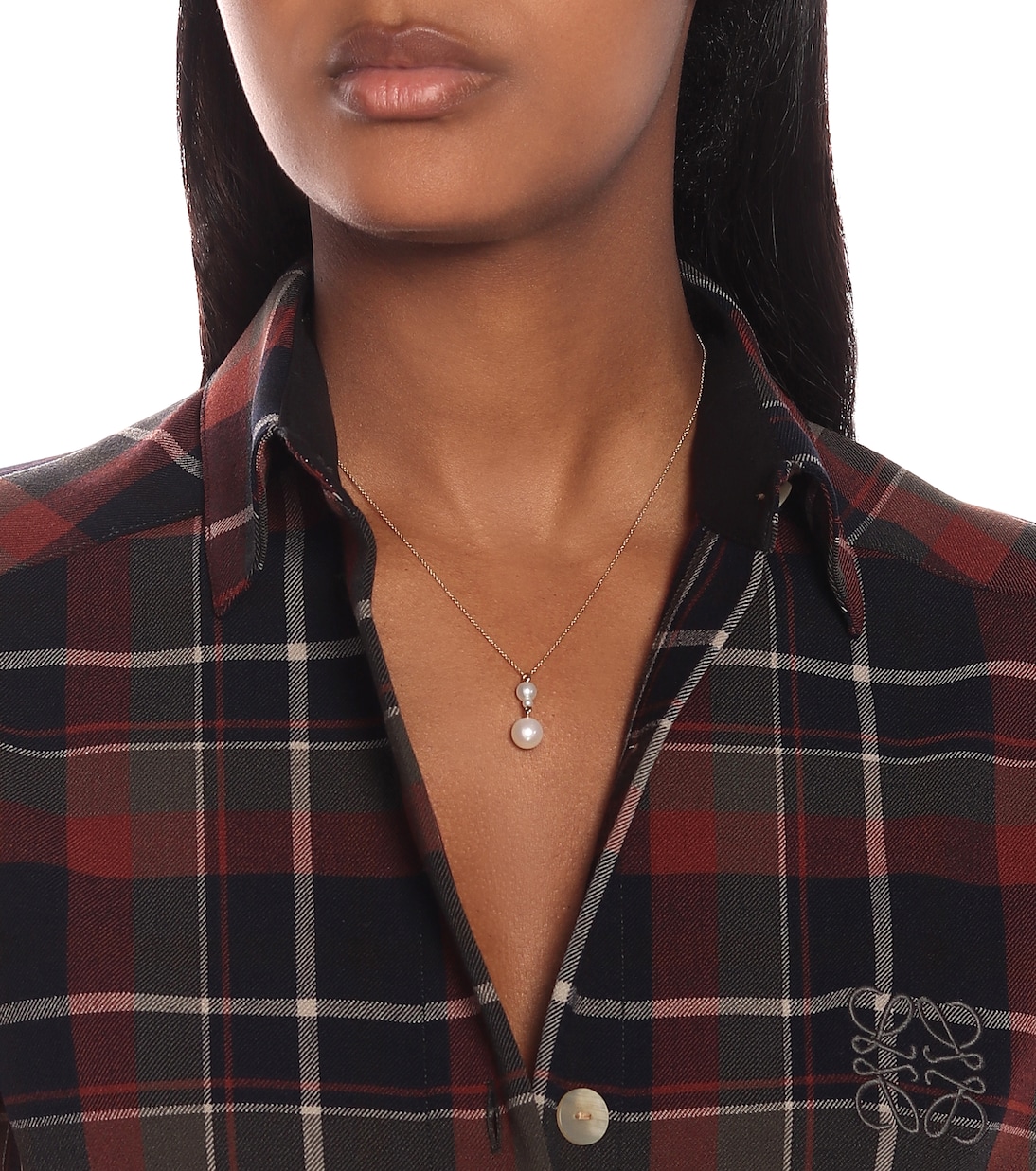 Collier Perla Simple en or 14 ct et perles | Sophie Bille Brahe