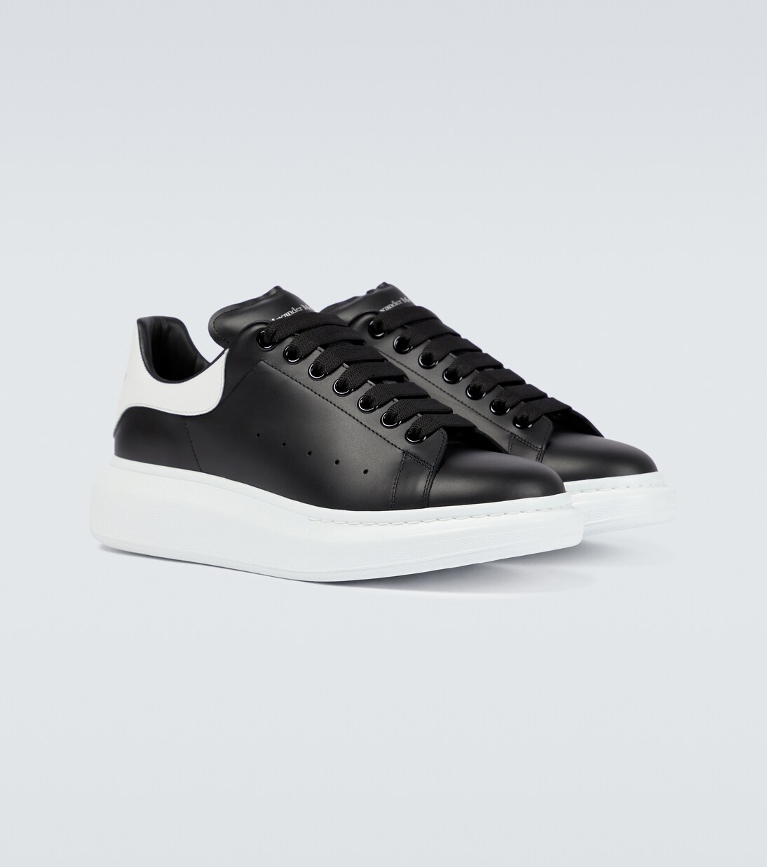 Black and white alexander mcqueen mens on sale