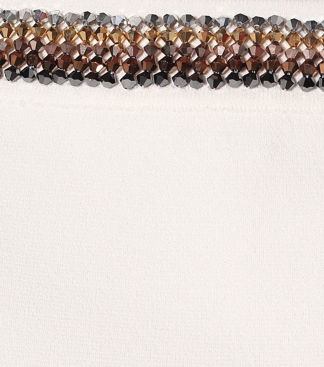 Embroidered compact-knit top | Stella McCartney
