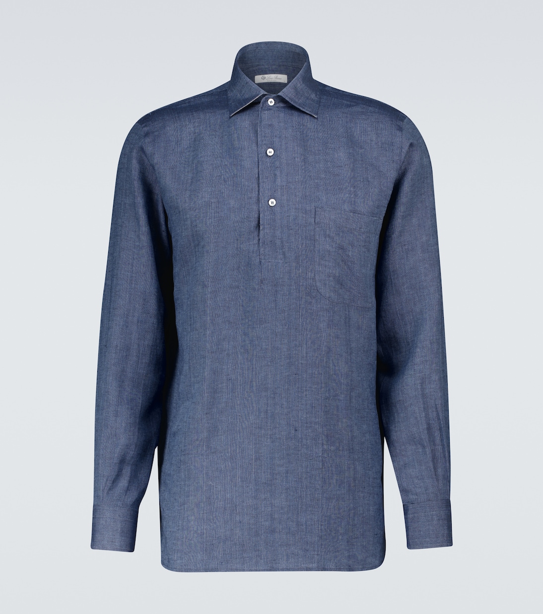 Hemd André Arizona Solaire aus Leinen | Loro Piana