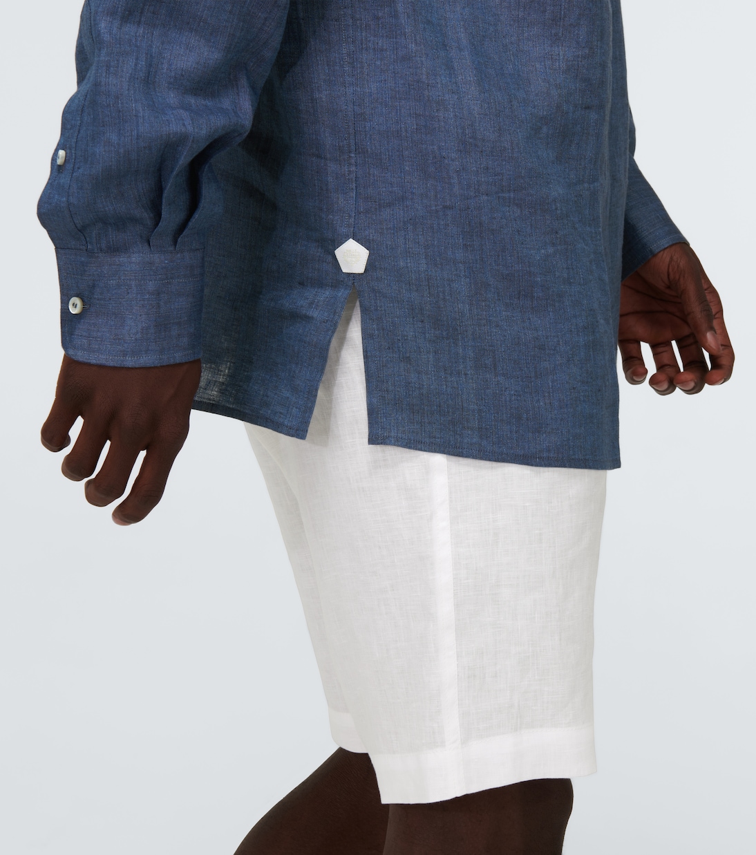 Hemd André Arizona Solaire aus Leinen | Loro Piana