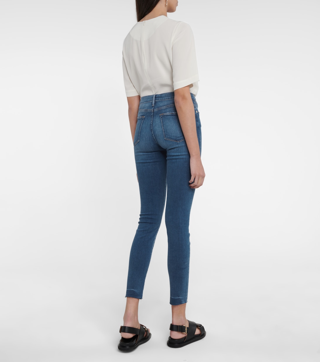Le High cropped skinny jeans | Frame