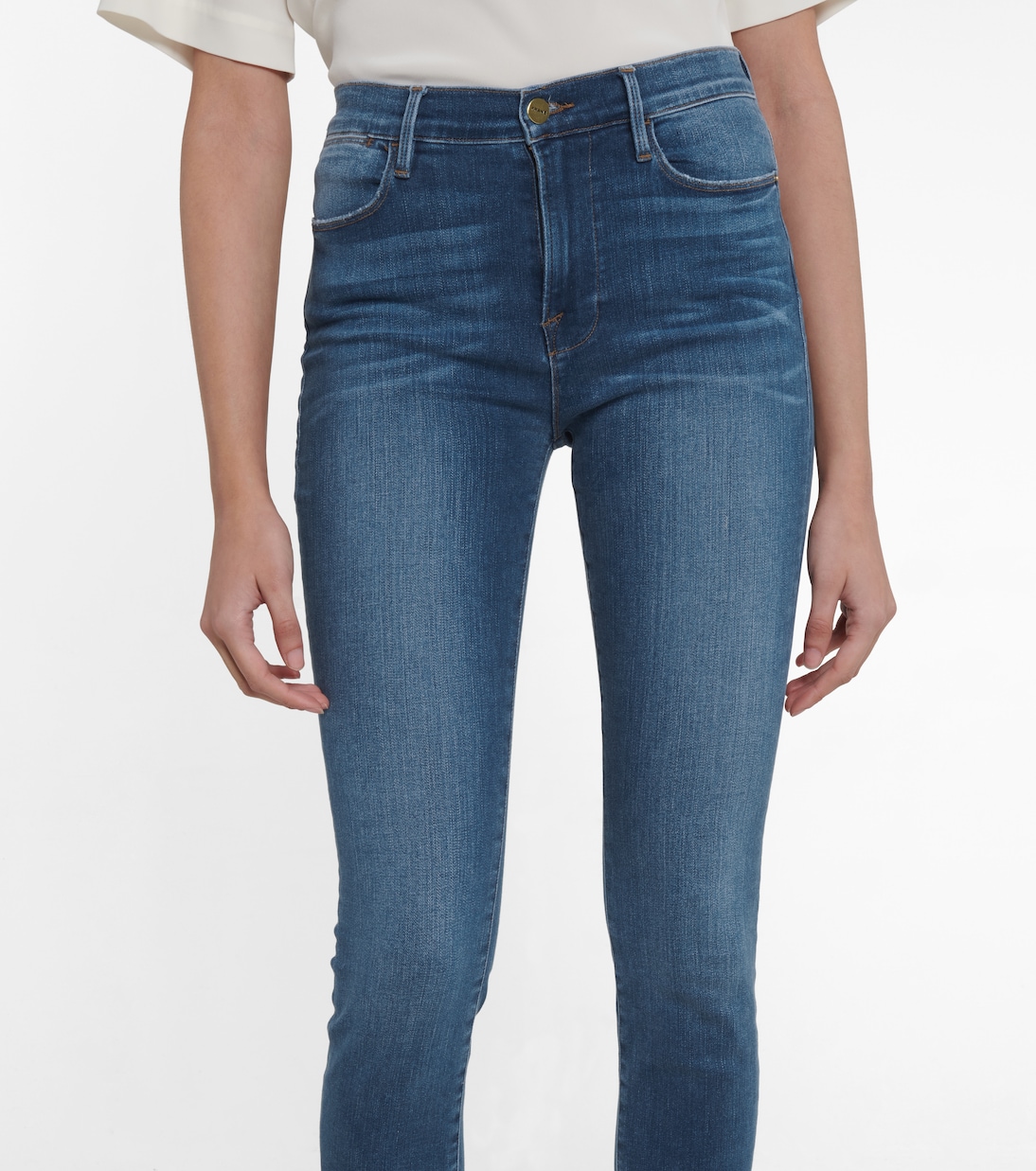 Le High cropped skinny jeans | Frame