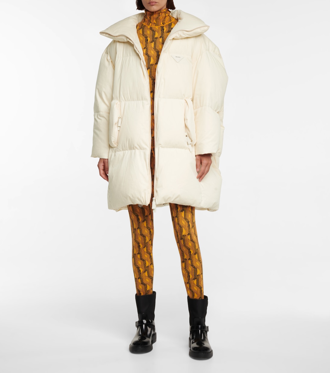 Piumino oversize in cotone | Prada