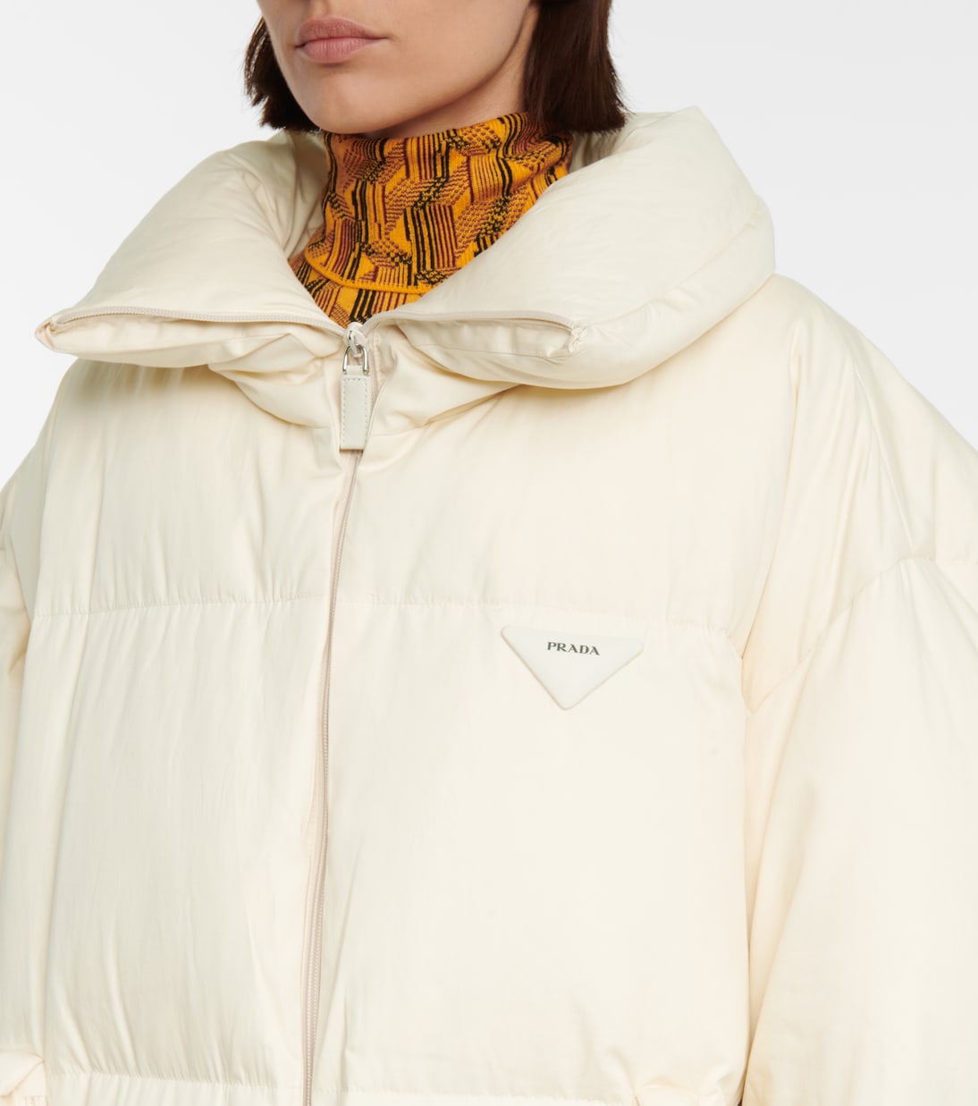 Piumino oversize in cotone | Prada