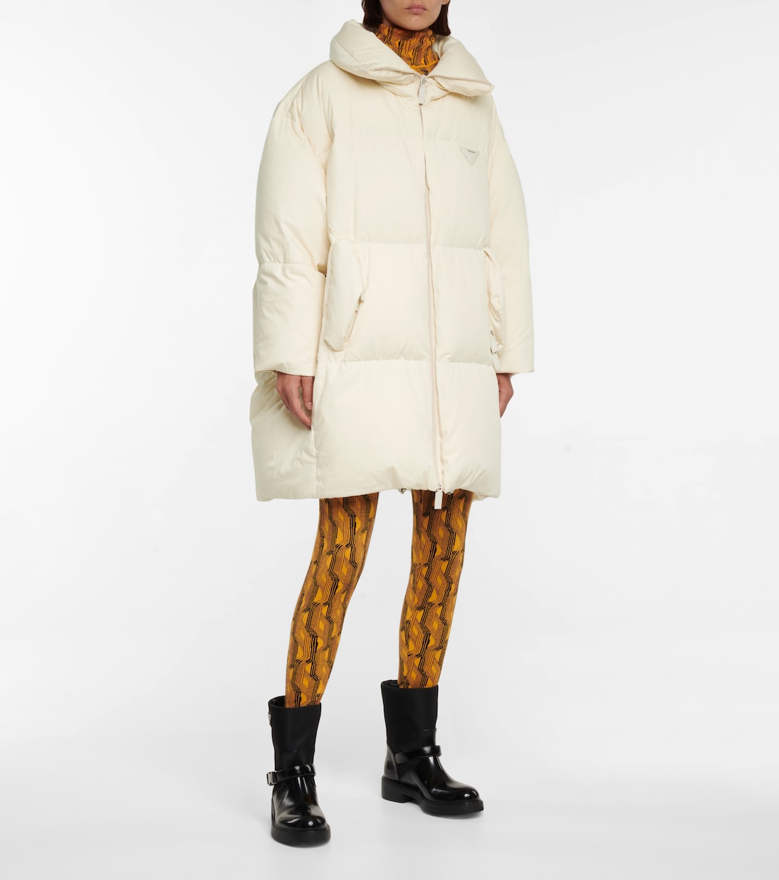 Piumino oversize in cotone | Prada