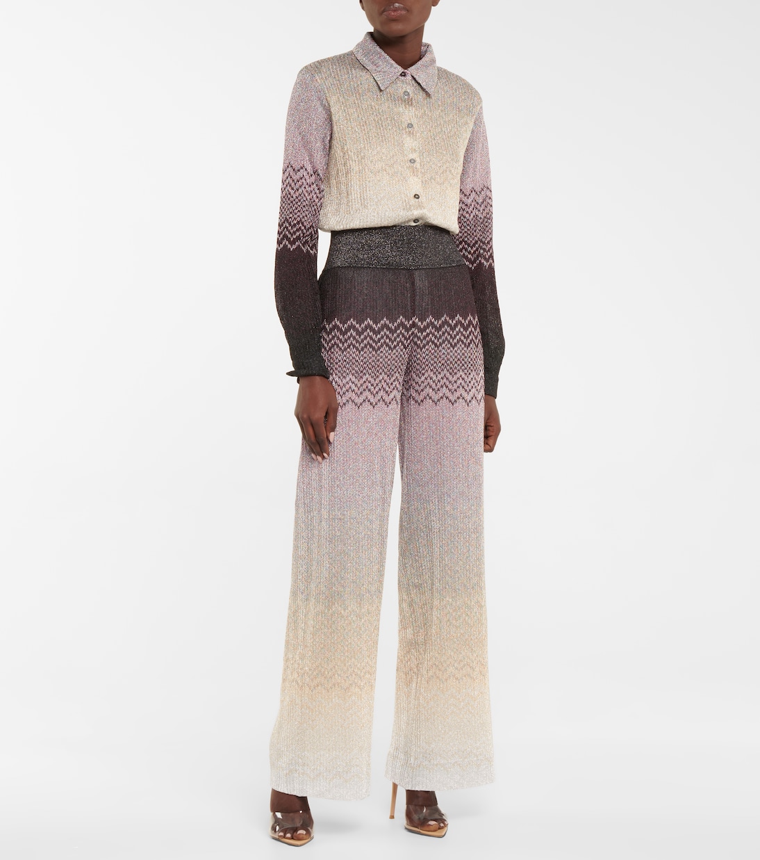 Chemise en maille métallisée | Missoni