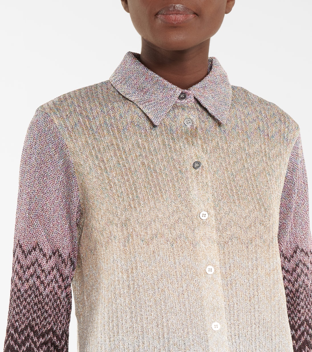 Chemise en maille métallisée | Missoni