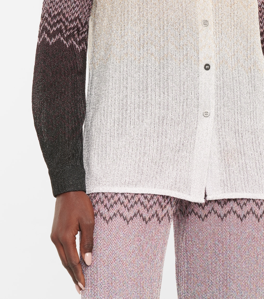 Chemise en maille métallisée | Missoni
