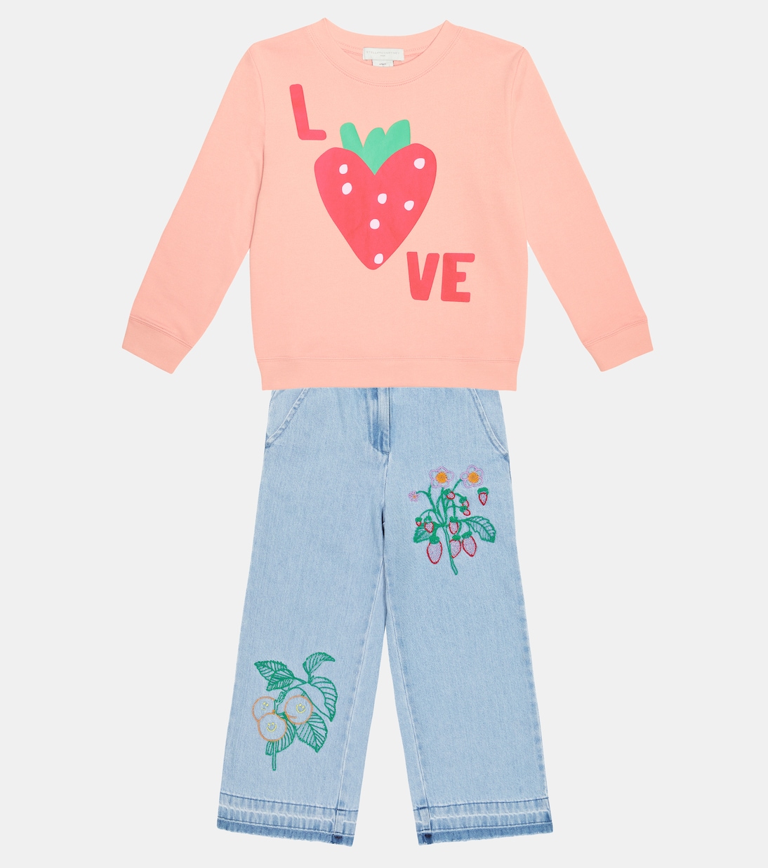 Printed cotton sweatshirt | Stella McCartney Kids