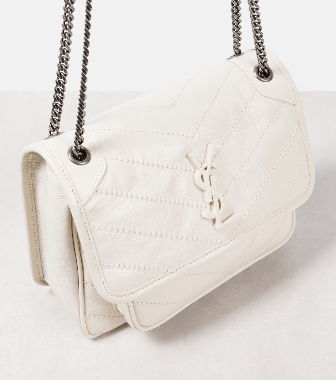 Saint laurent medium niki leather shoulder bag sales