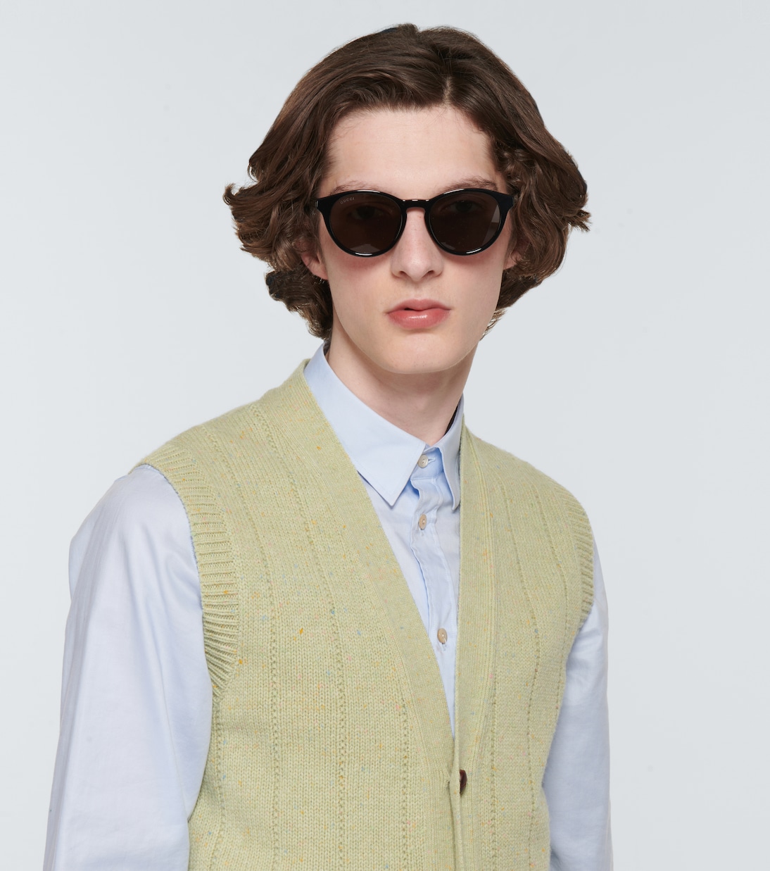 Occhiali da sole rotondi in acetato | Gucci