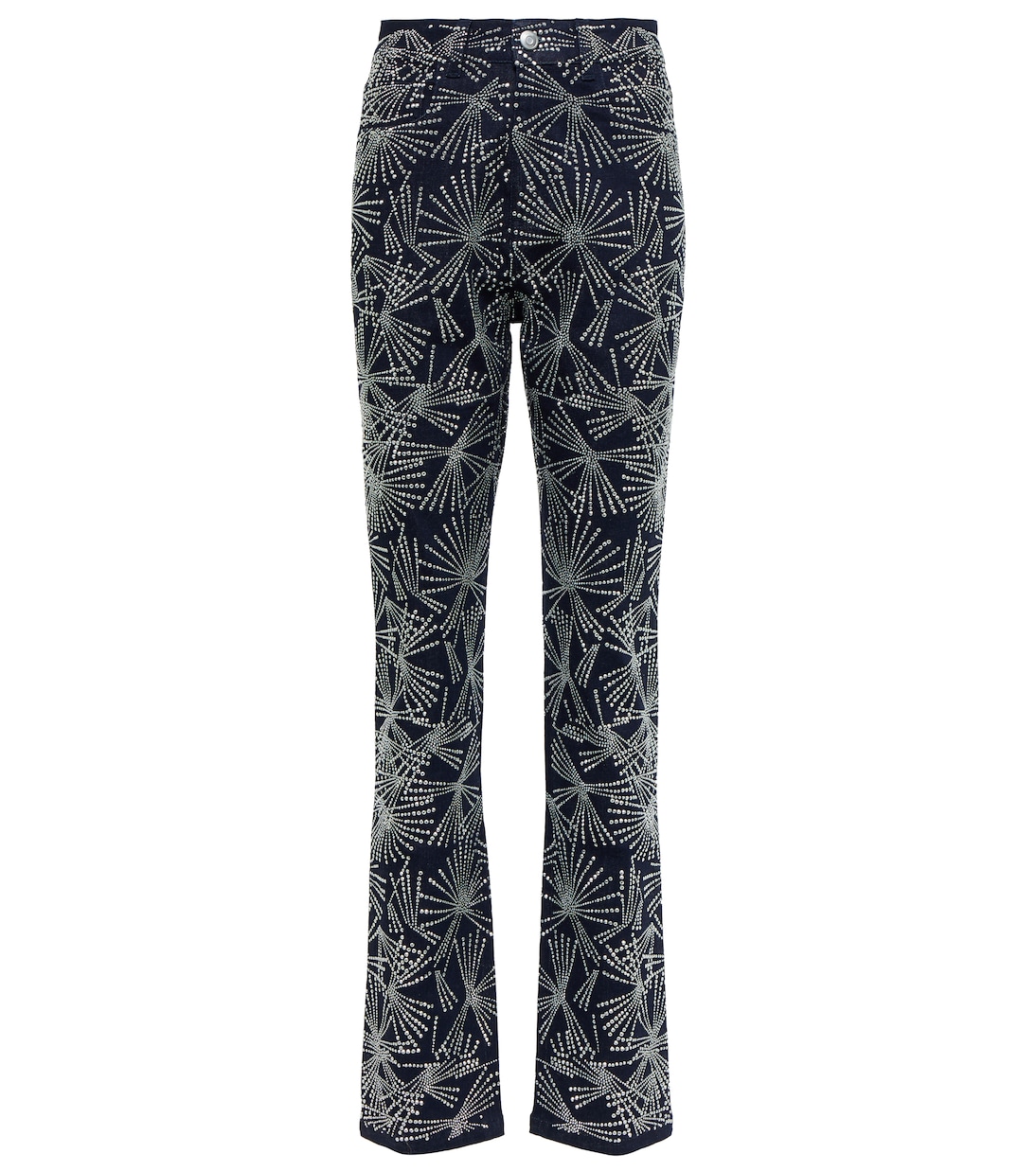 Verzierte High-Rise Jeans Jacqueline | Coperni