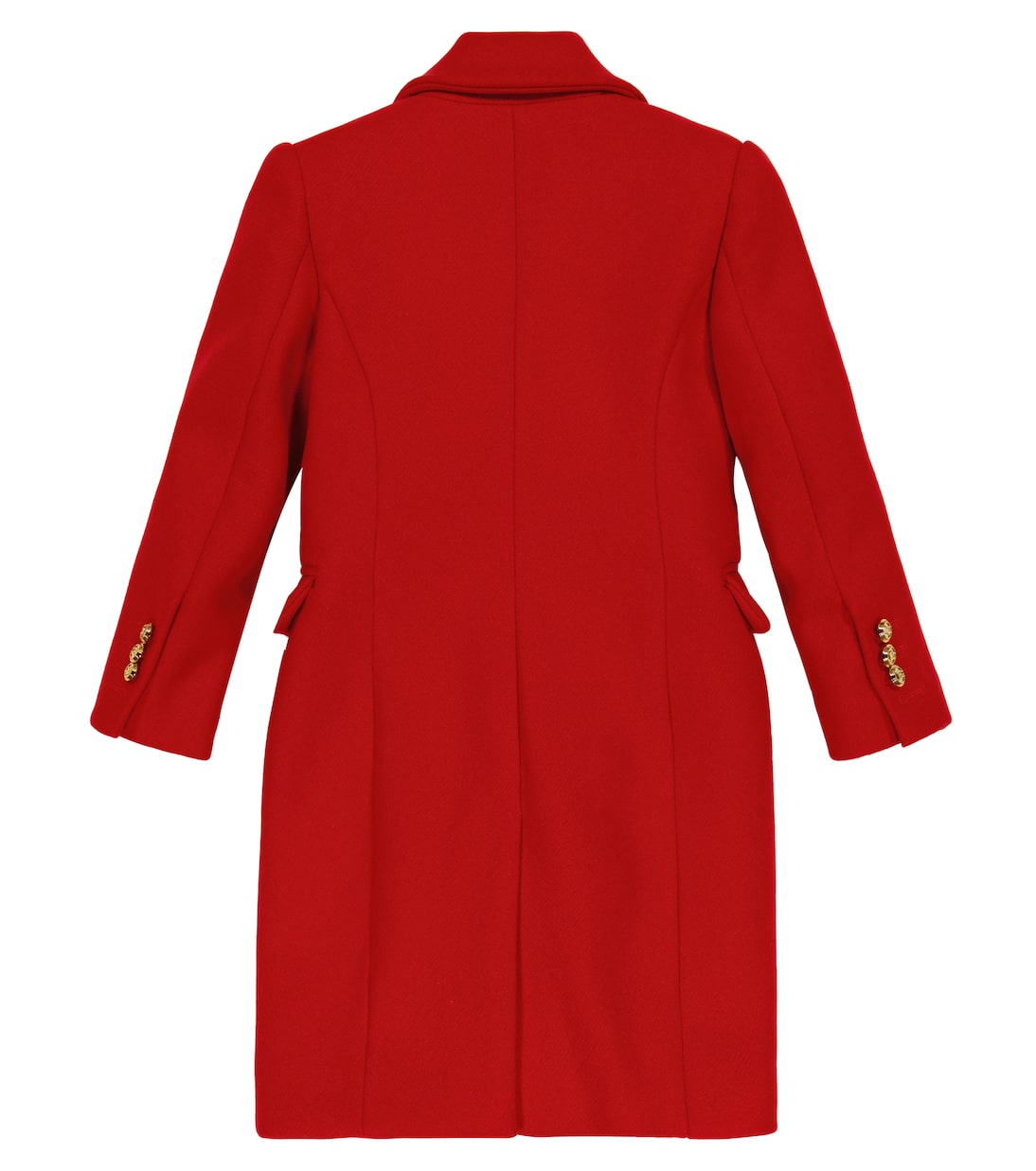 Wool-blend coat | Balmain Kids