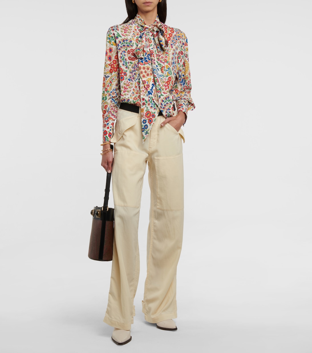 Pantalon déstructuré en laine mélangée | Etro