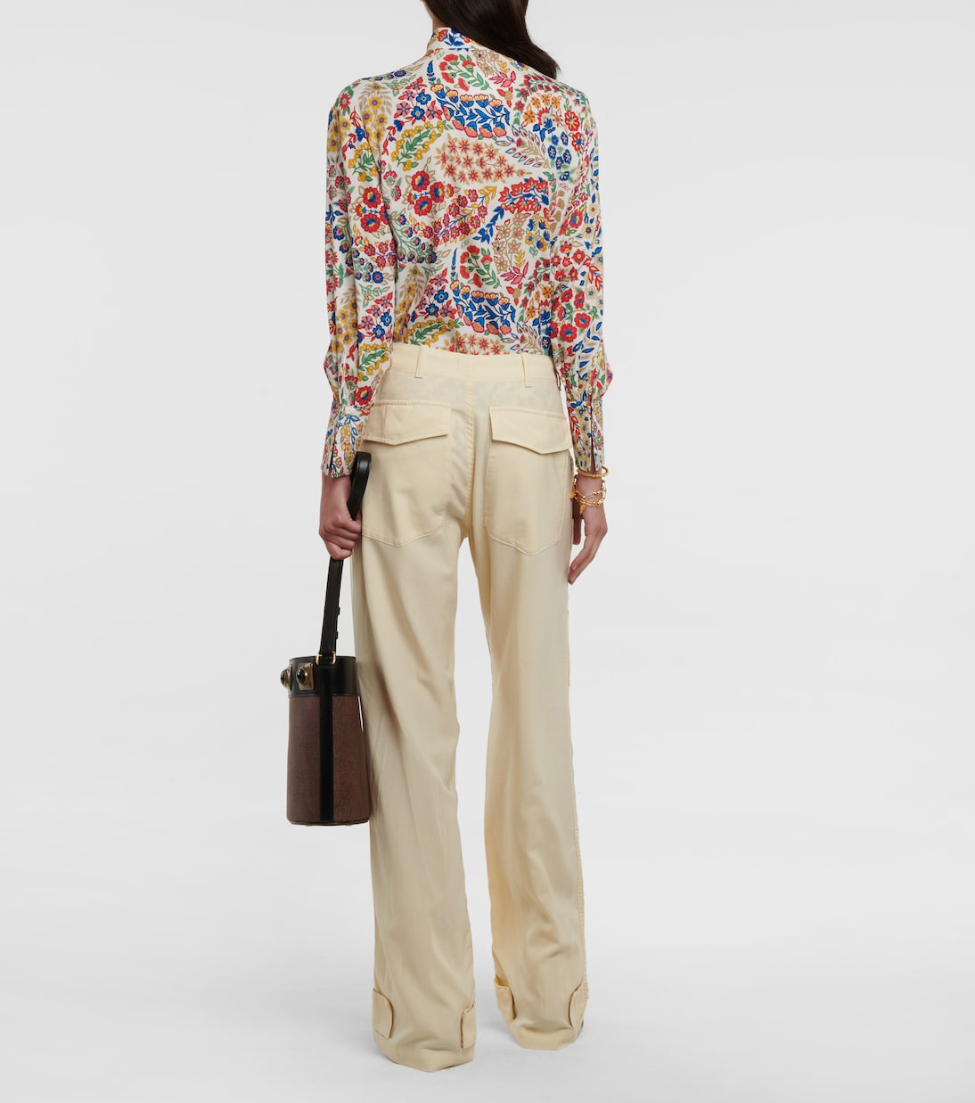 Pantalon déstructuré en laine mélangée | Etro