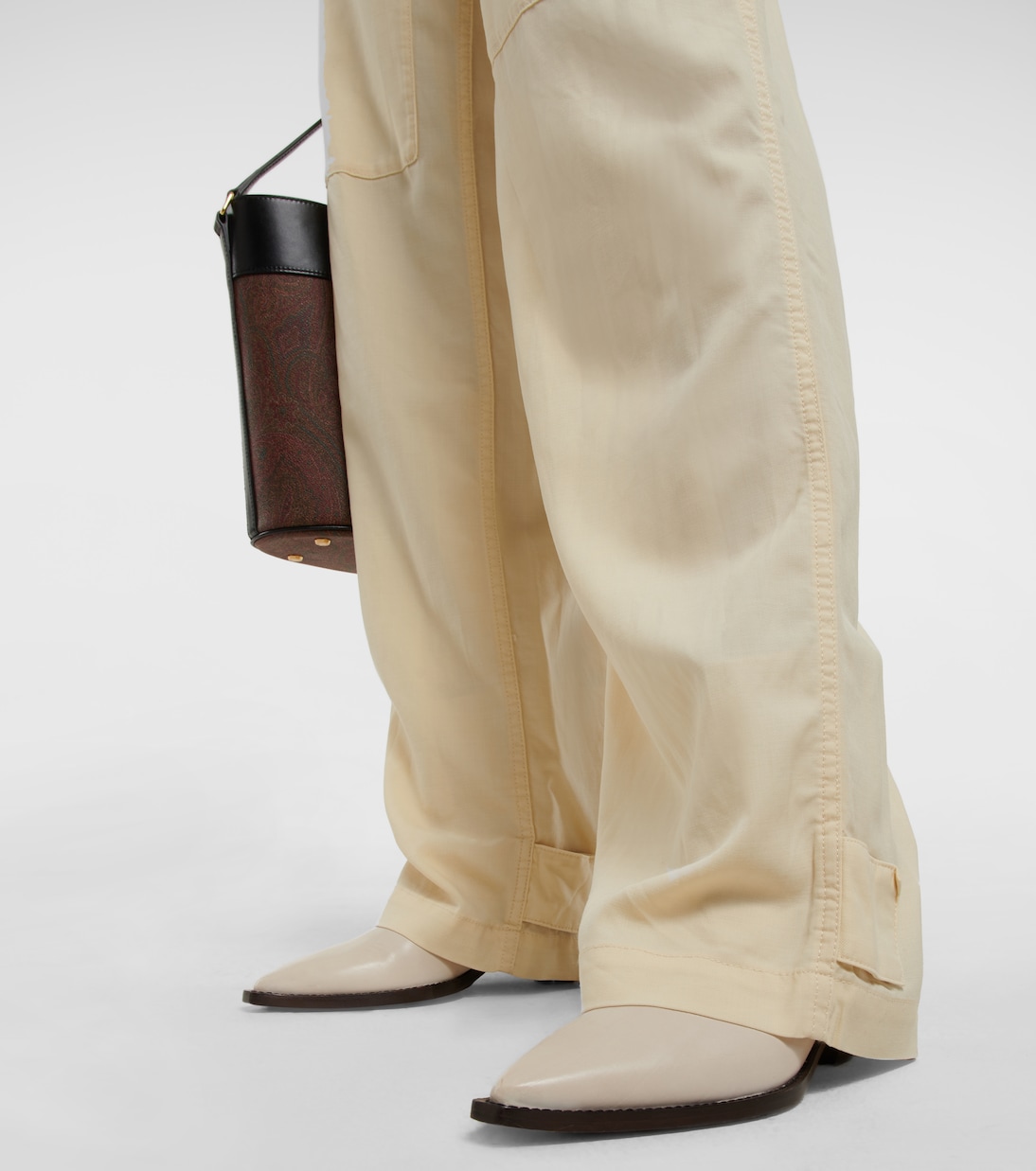 Pantalon déstructuré en laine mélangée | Etro