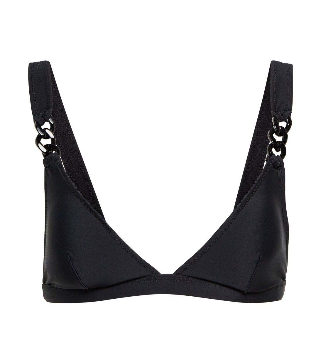 Falabella chain-strap triangle bikini top | Stella McCartney