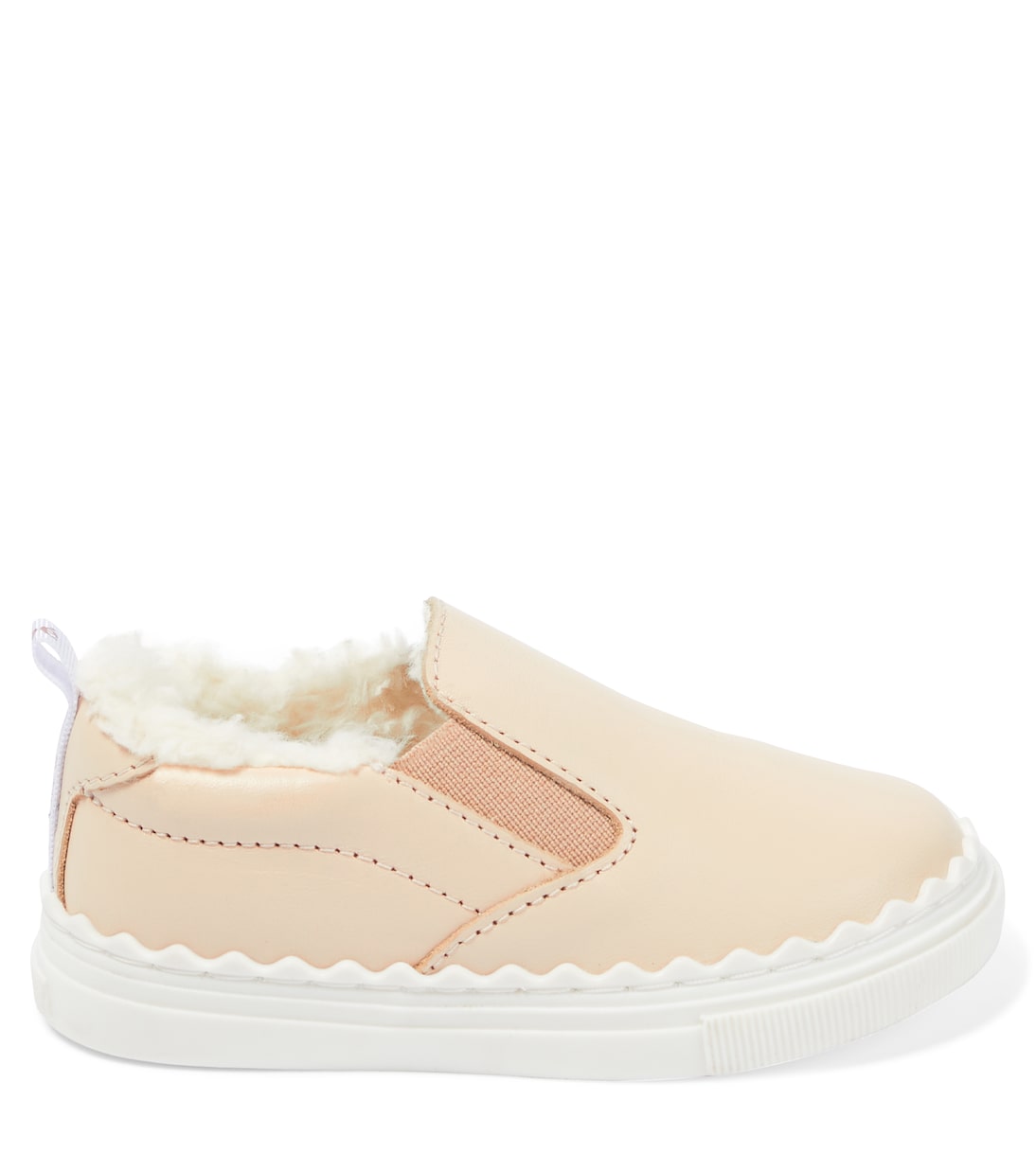Bebé - zapatillas de borrego sintético y piel | Chloé Kids
