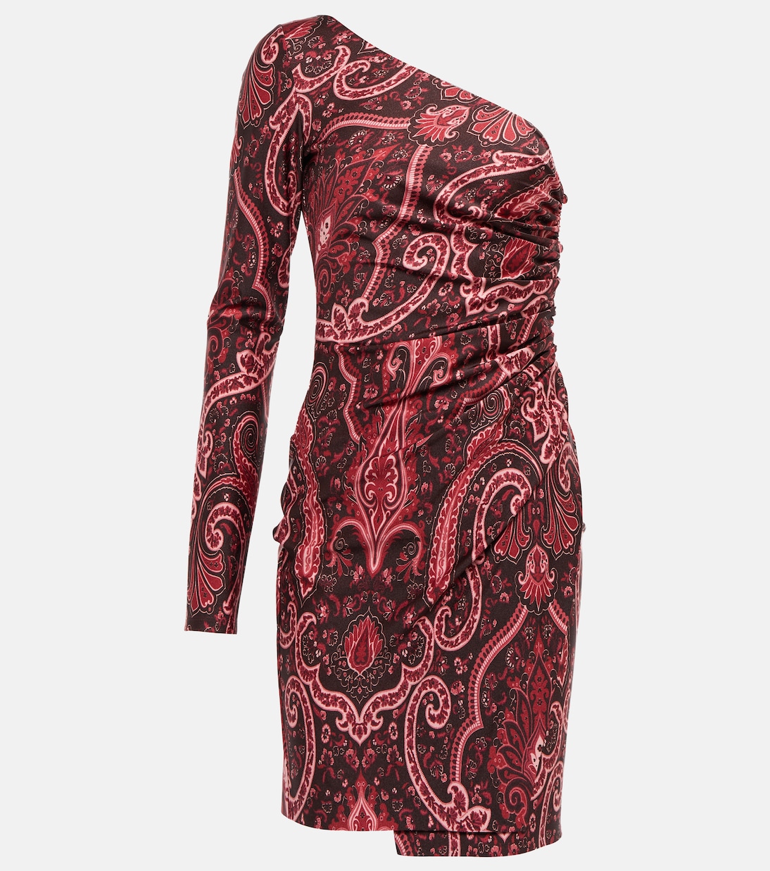 Paisley one-shoulder minidress | Etro