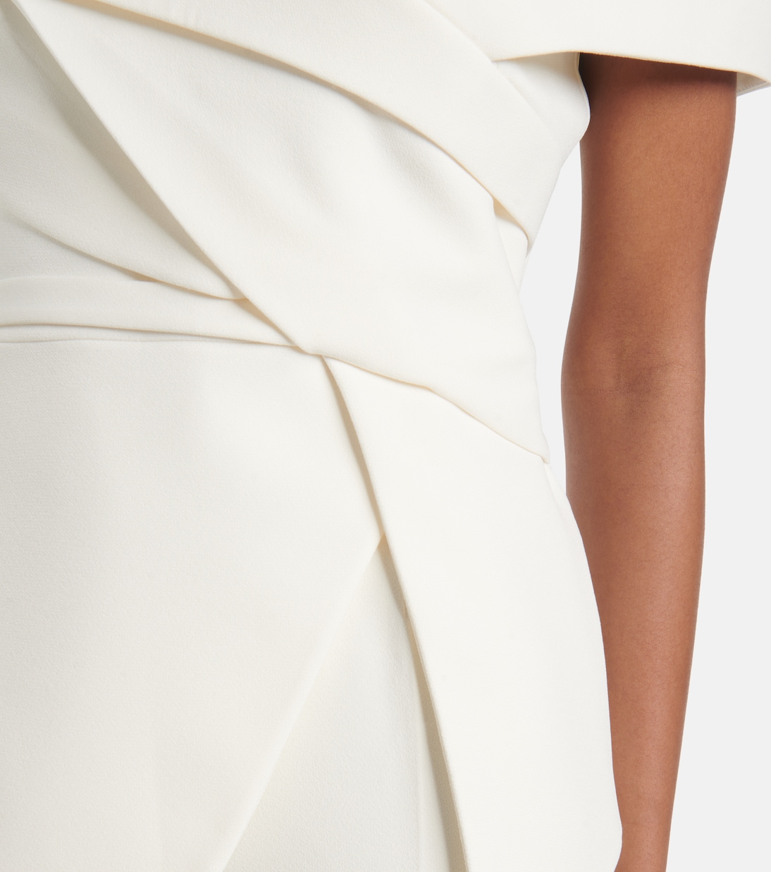 Safiyaa Abito da Sposa Eimear con Top in Crêpe Spalla Scoperta